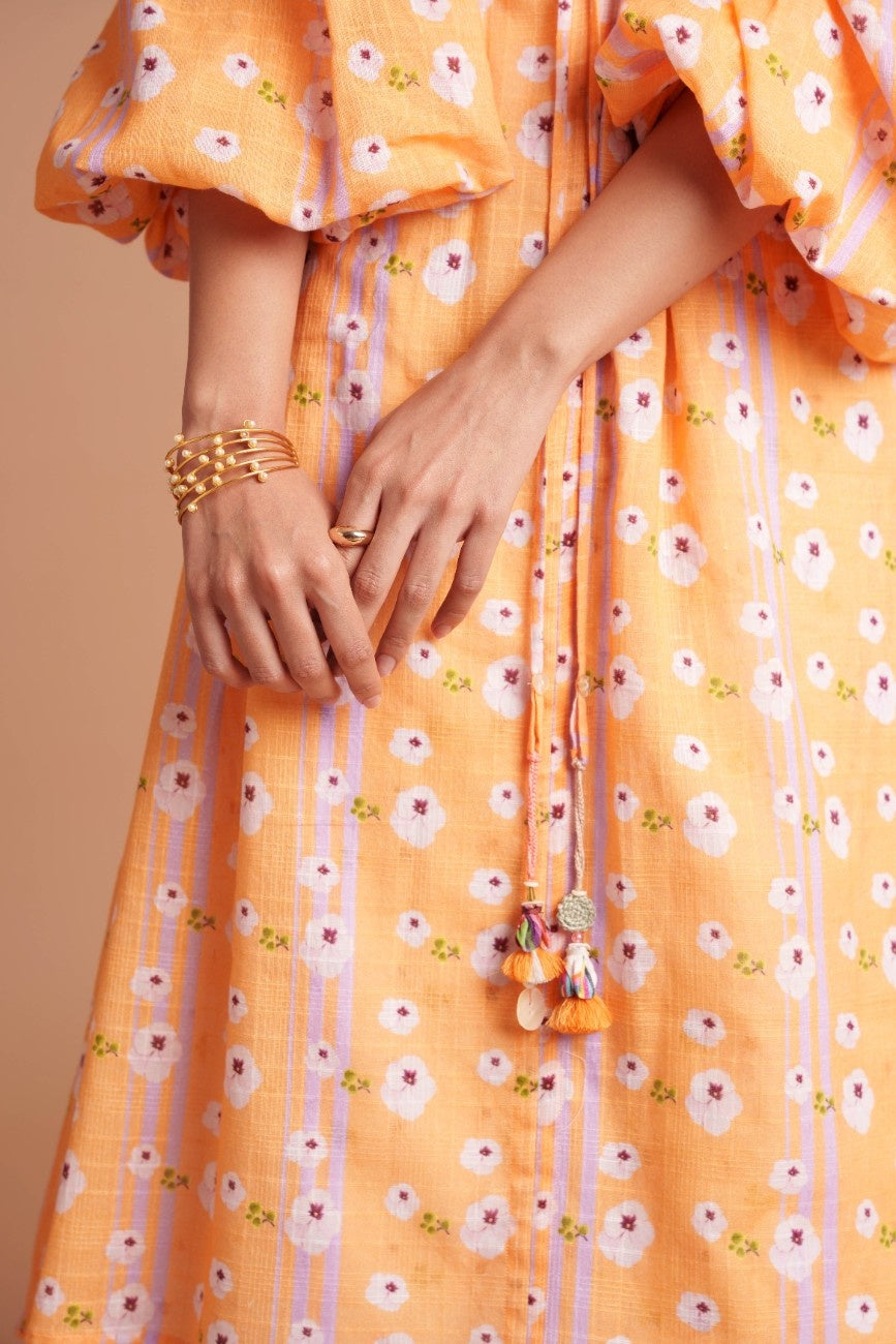Coral Contoured Dress