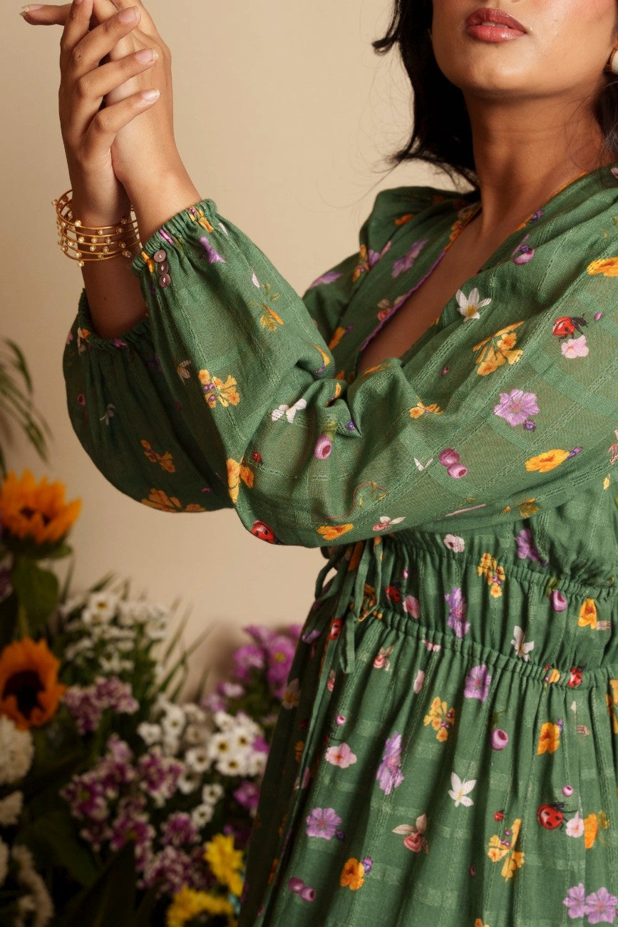 Deep Forest Serena Dress