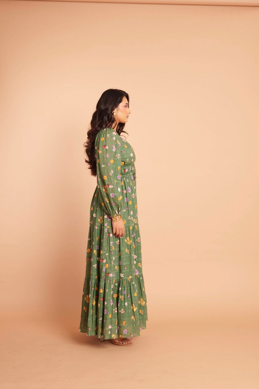 Deep Forest Serena Dress