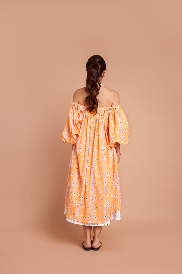 Coral Contoured Dress