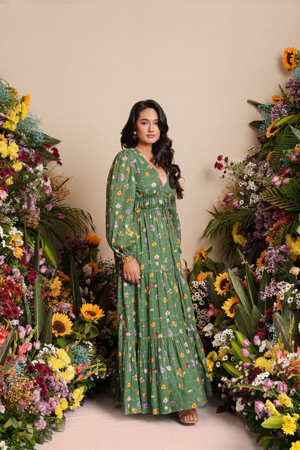 Deep Forest Serena Dress