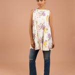 Ivory Blossom A-Line Tunic