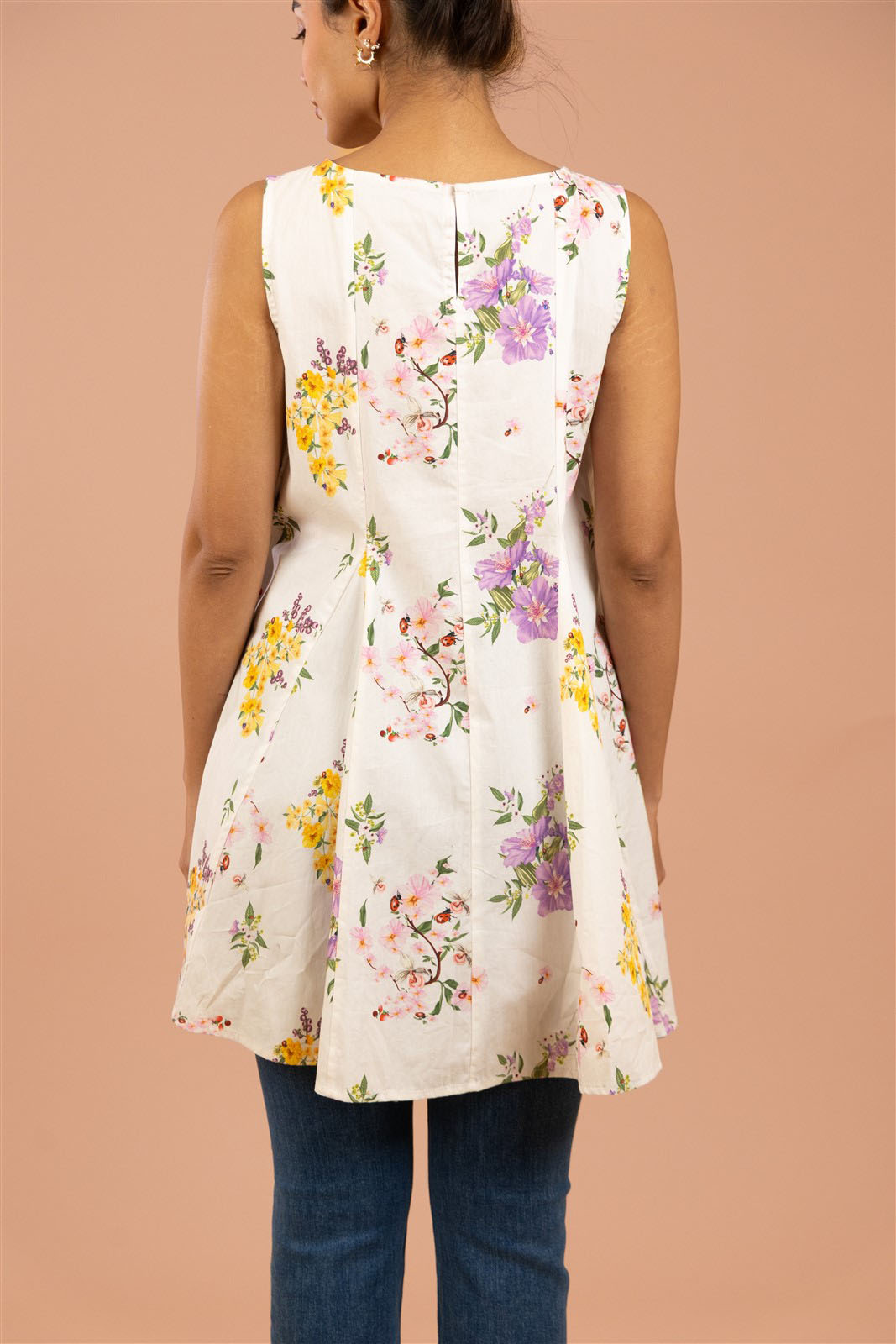 Ivory Blossom A-Line Tunic