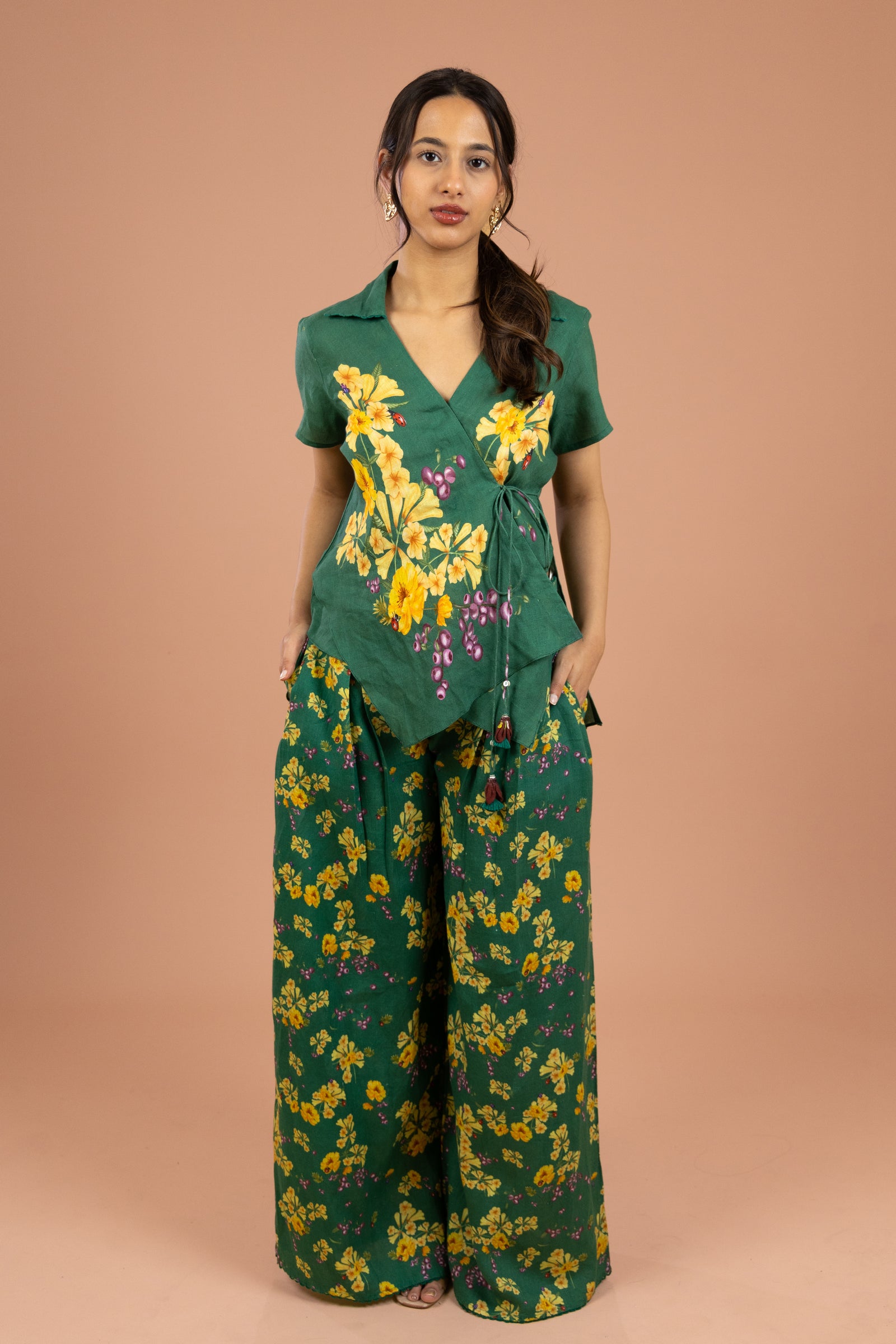 Emerald Wrap Co-ord Set