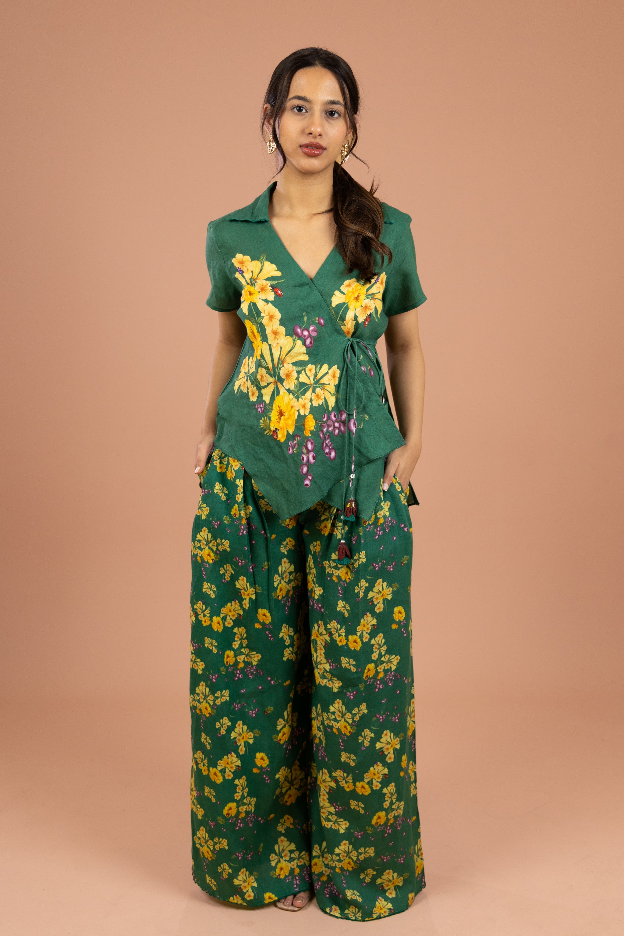 Emerald Wrap Co-ord Set