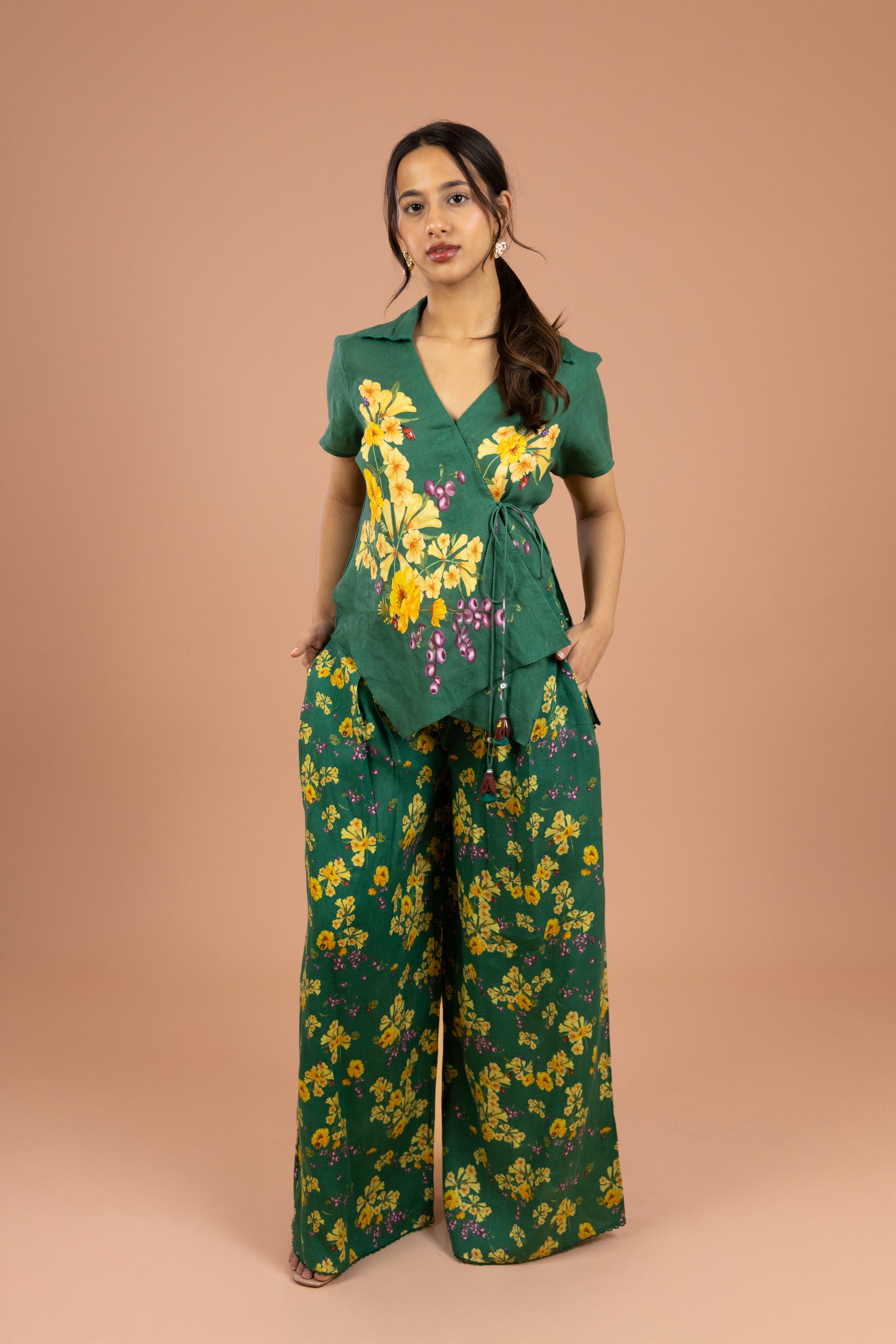 Emerald Wrap Co-ord Set