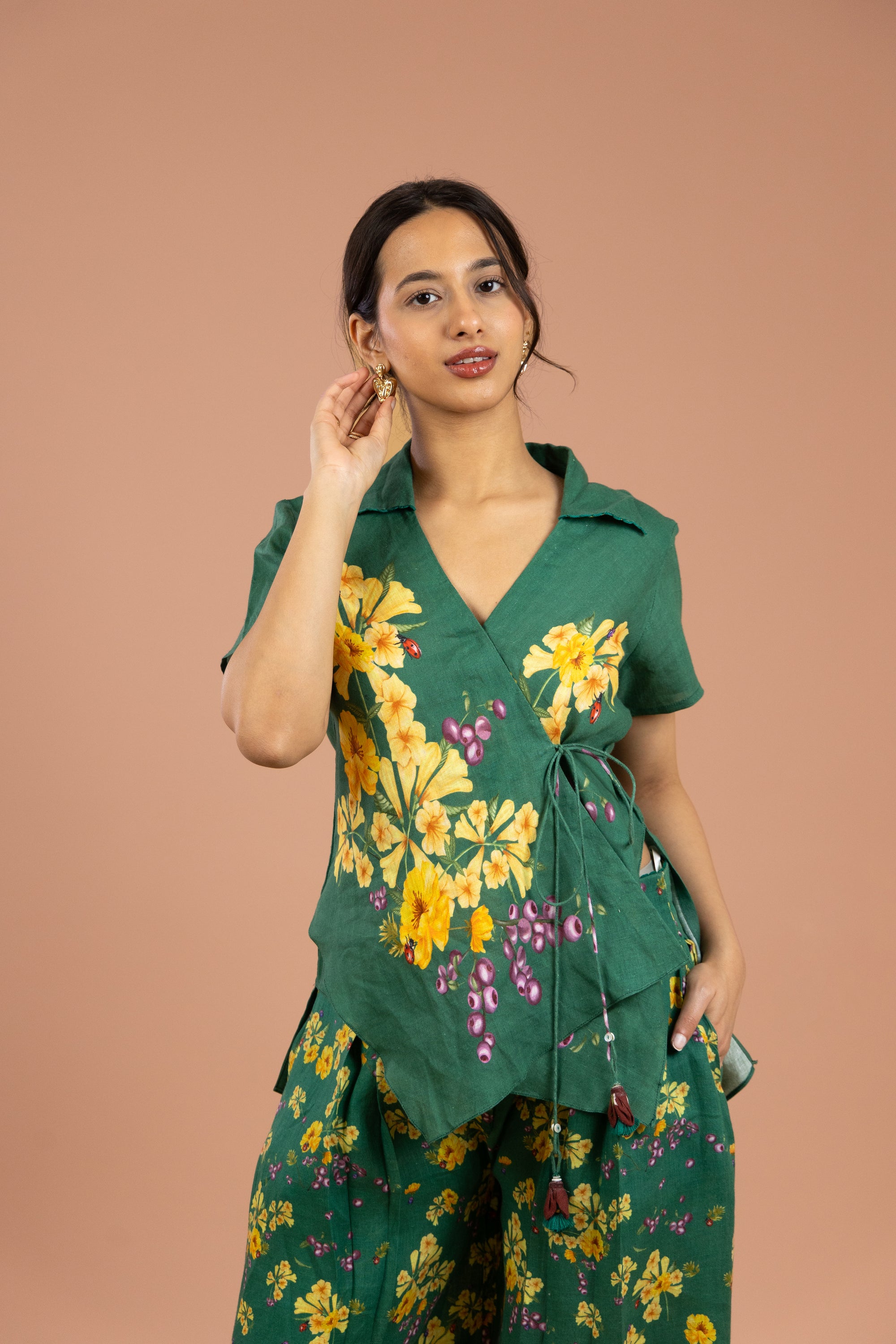 Emerald Wrap Co-ord Set