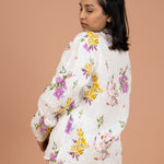 Ivory Floral Shirt Co-ord Set