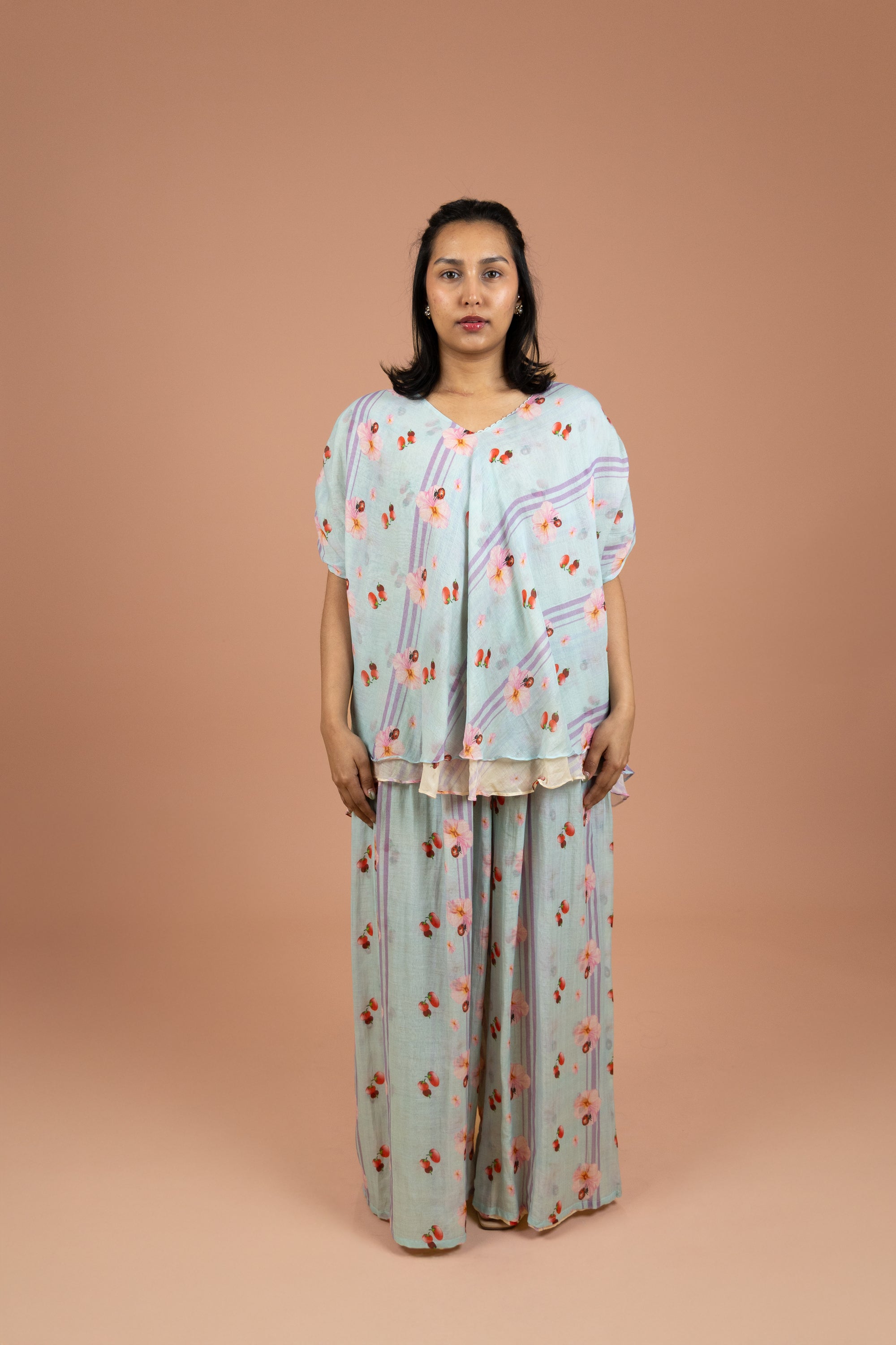 Agua Floral Kaftan Co-ord Set