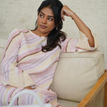 The Striped  Ease Kurta Set