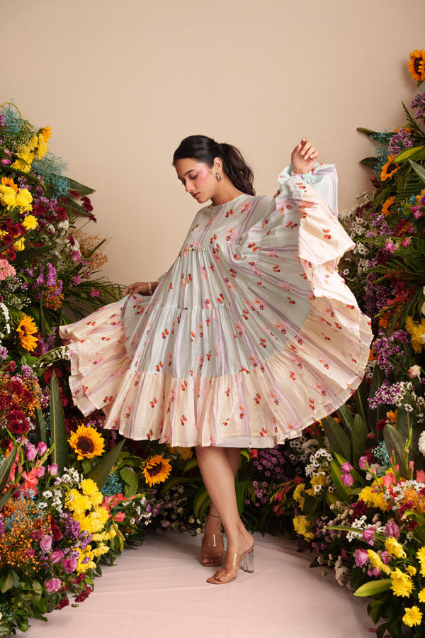 Blue Dream Tiered Dress