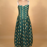 Deep Forest Camisole Midi Dress