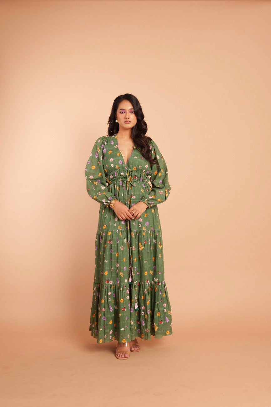 Deep Forest Serena Dress