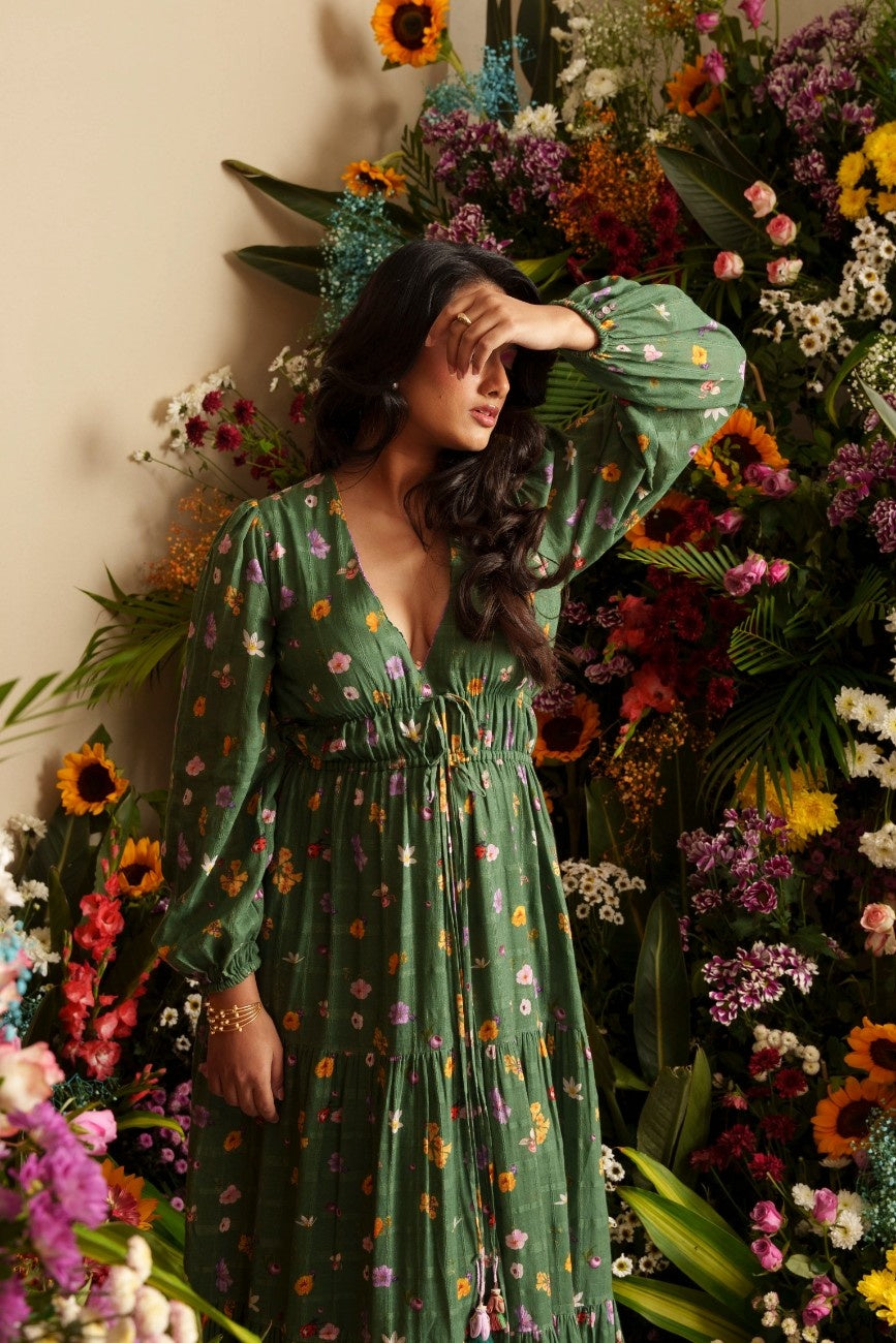 Deep Forest Serena Dress