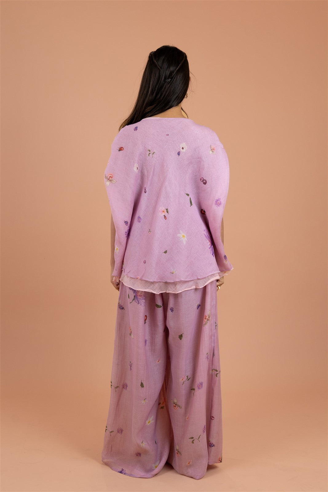 Blush Floral Co-ord Set- Reversible