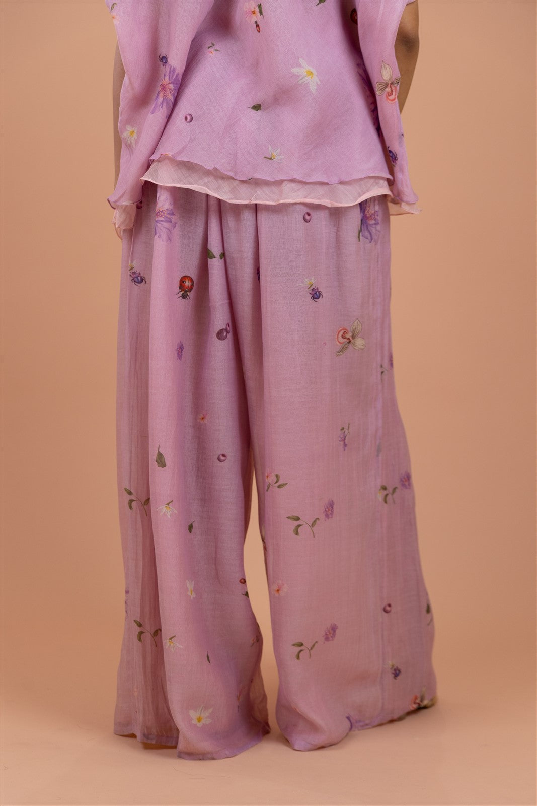 Blush Floral Co-ord Set- Reversible