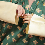 Verdant Bloom High-Low Tunic
