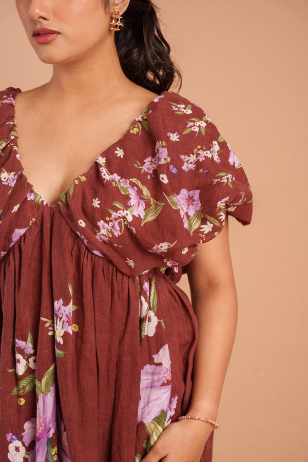 Mohagany Romance Mini Dress