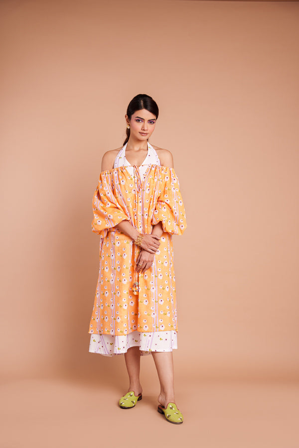 Coral Contoured Dress