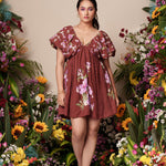 Mohagany Romance Mini Dress