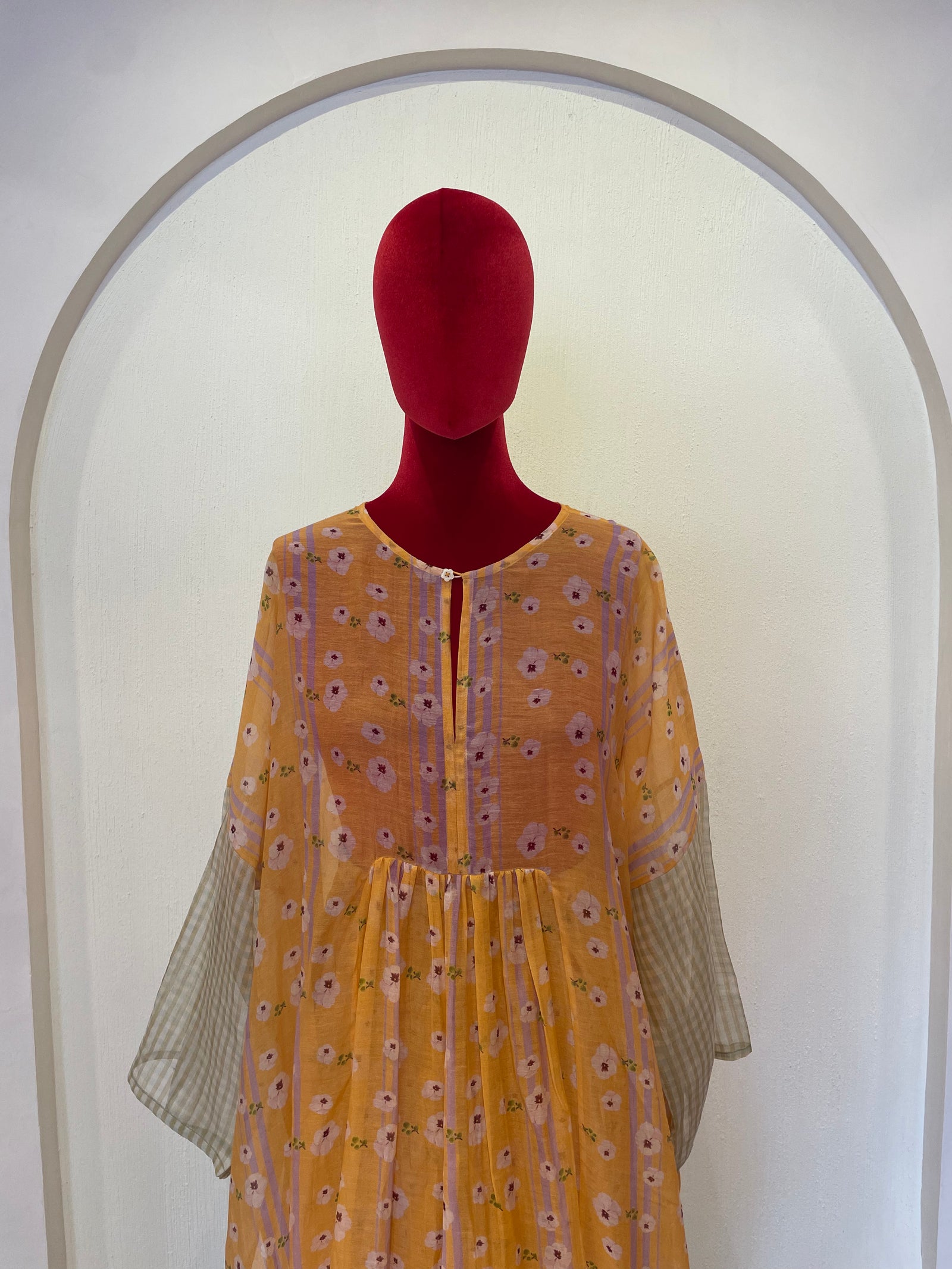 Chanderi mull Kurta set