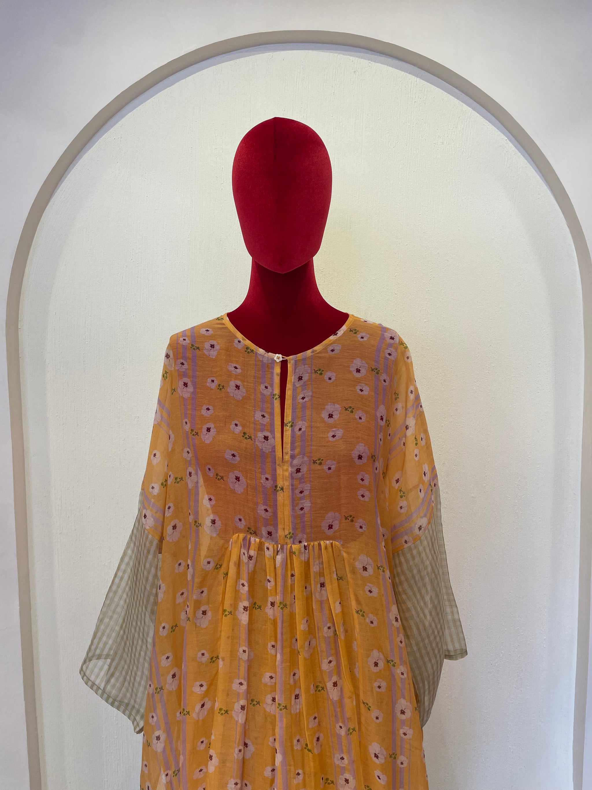 Chanderi mull Kurta set