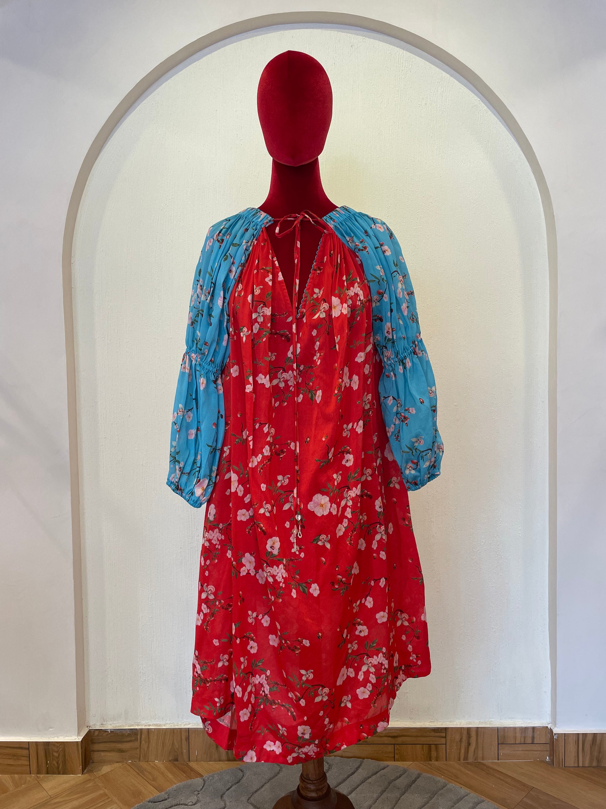 Crimson Garden Kurta Set