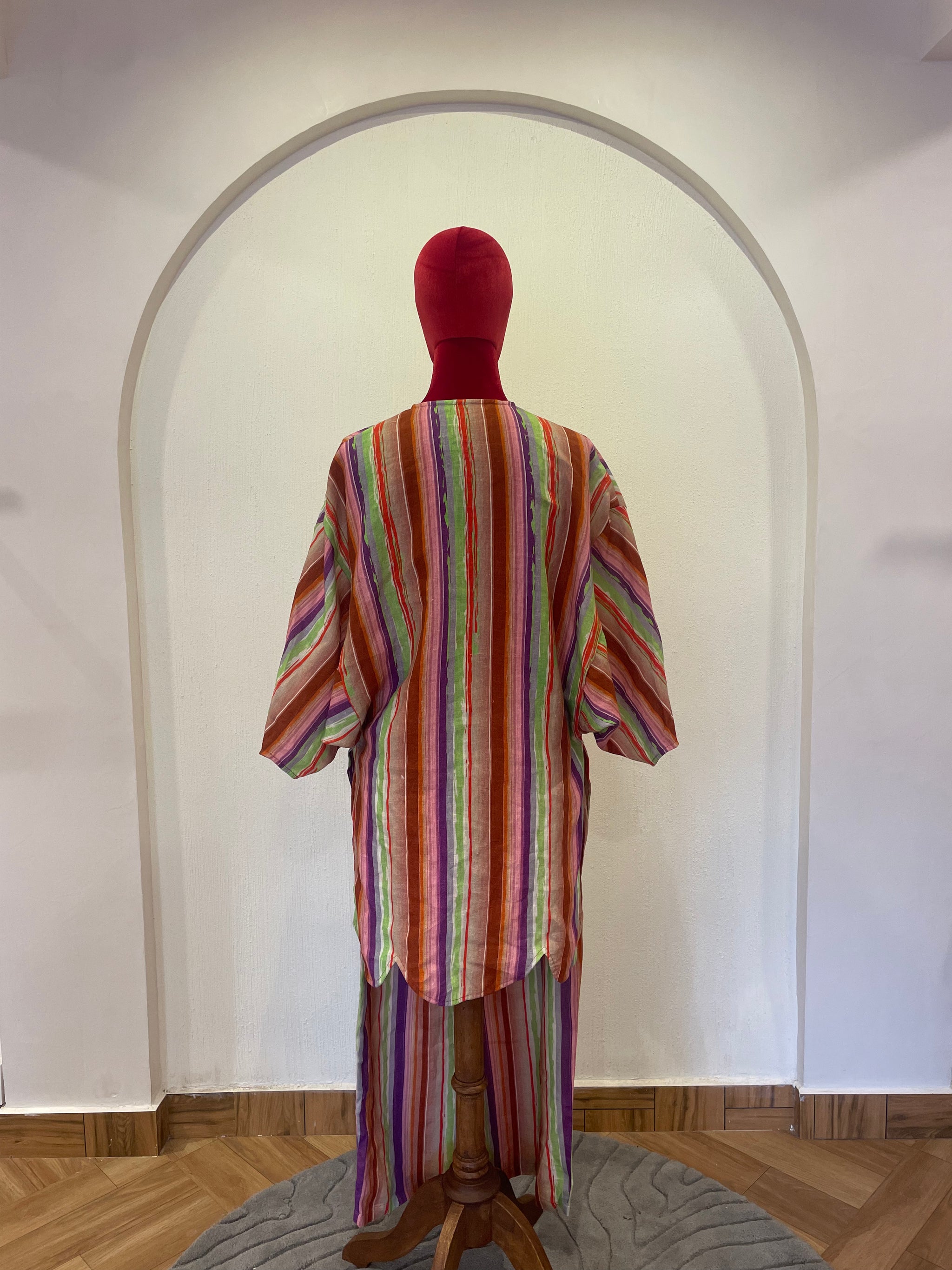 Linen Striped cord set