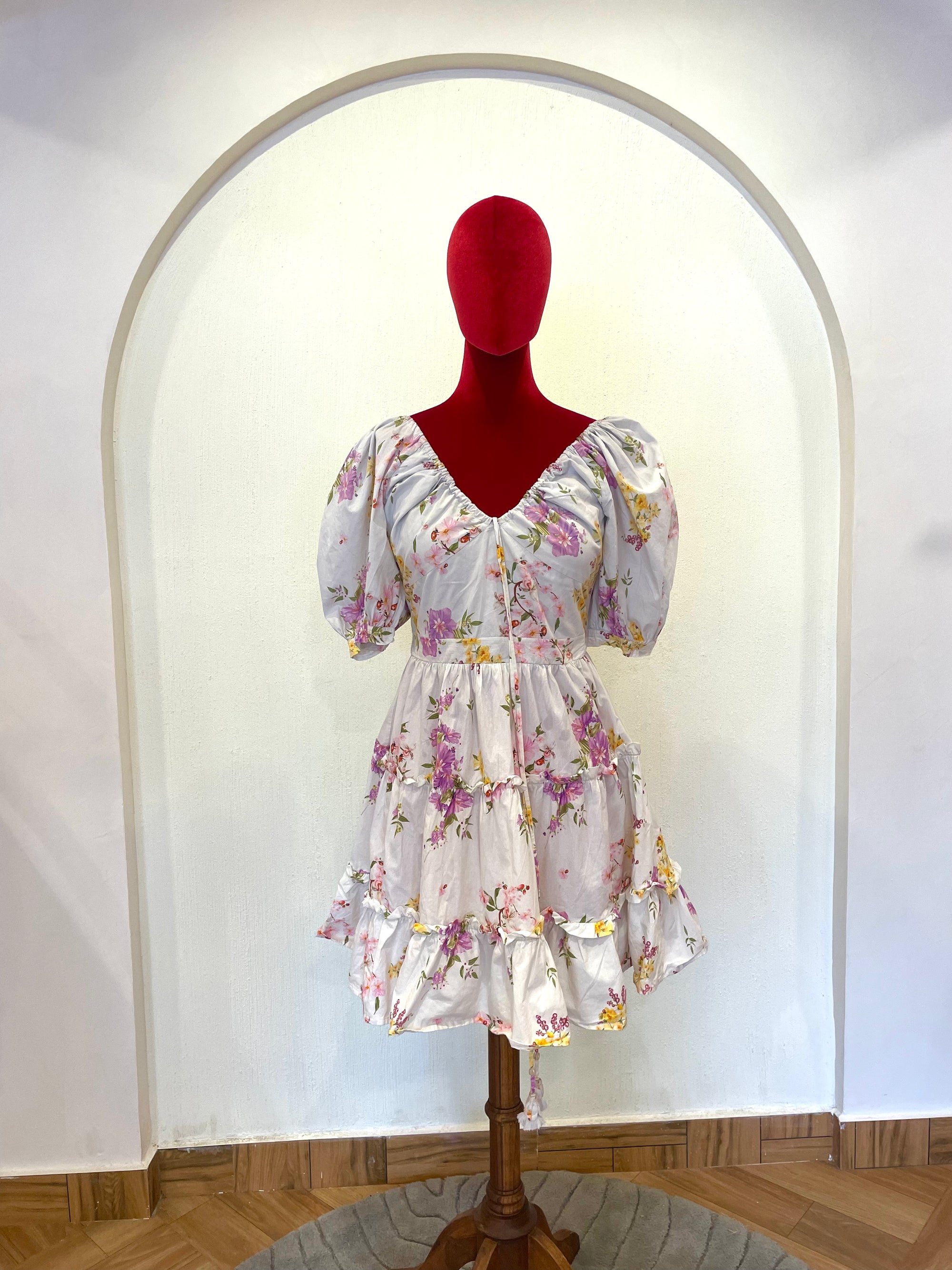 Bloom Tier Short Dress