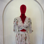 Knotted Cotton Evening Dress