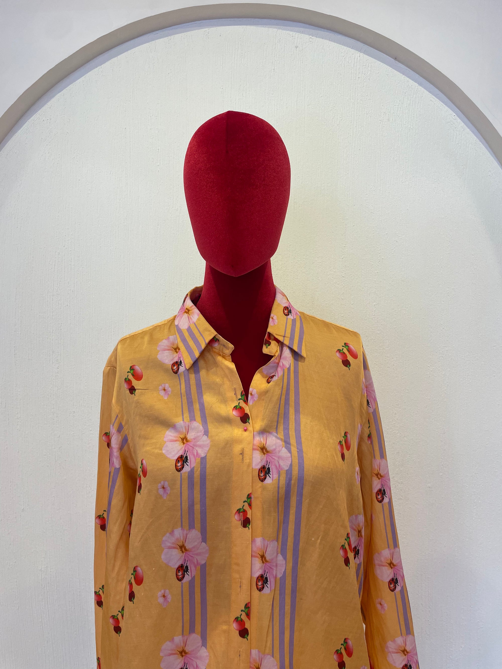 Linen Satin Coral Cord