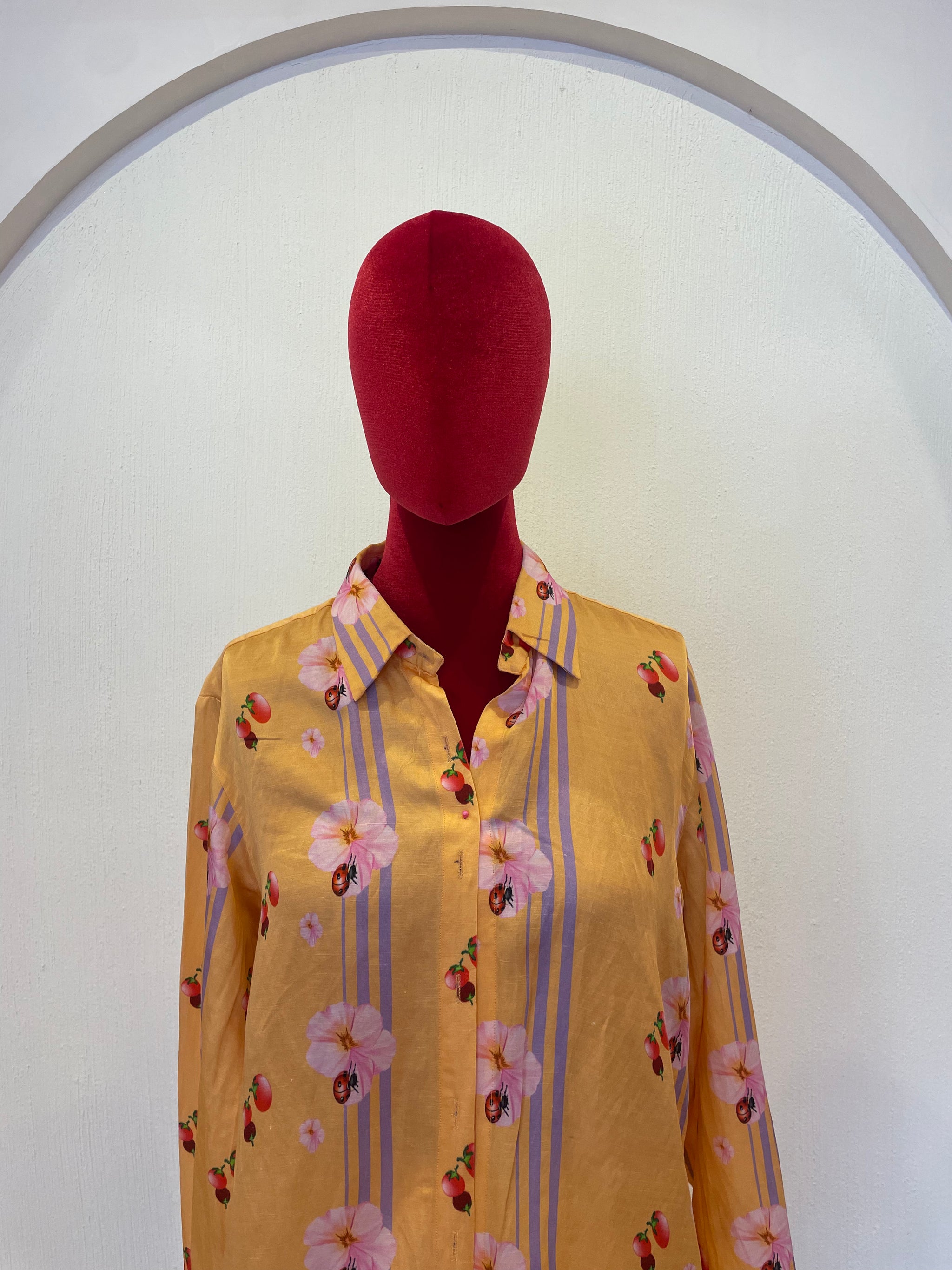 Linen Satin Coral Cord