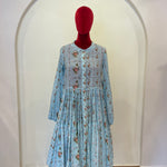Pale Blue Tier Dress
