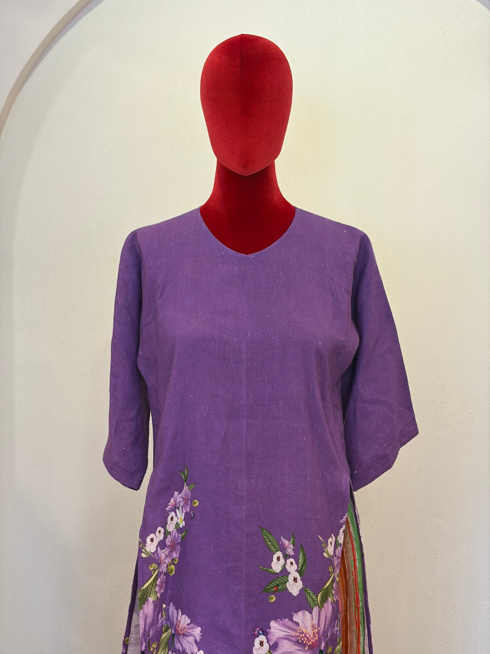 Deep Purple Kurta Set