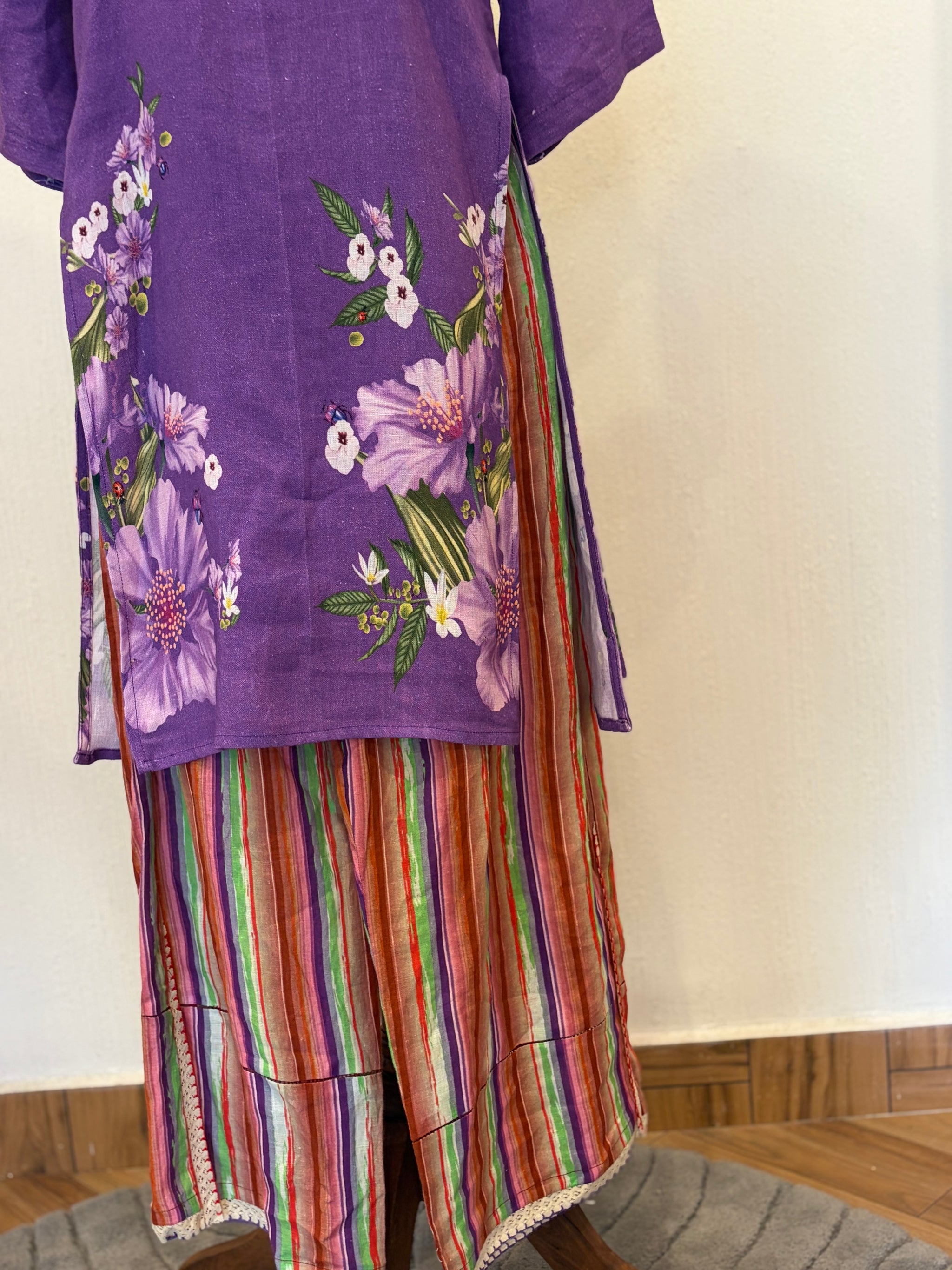 Deep Purple Kurta Set