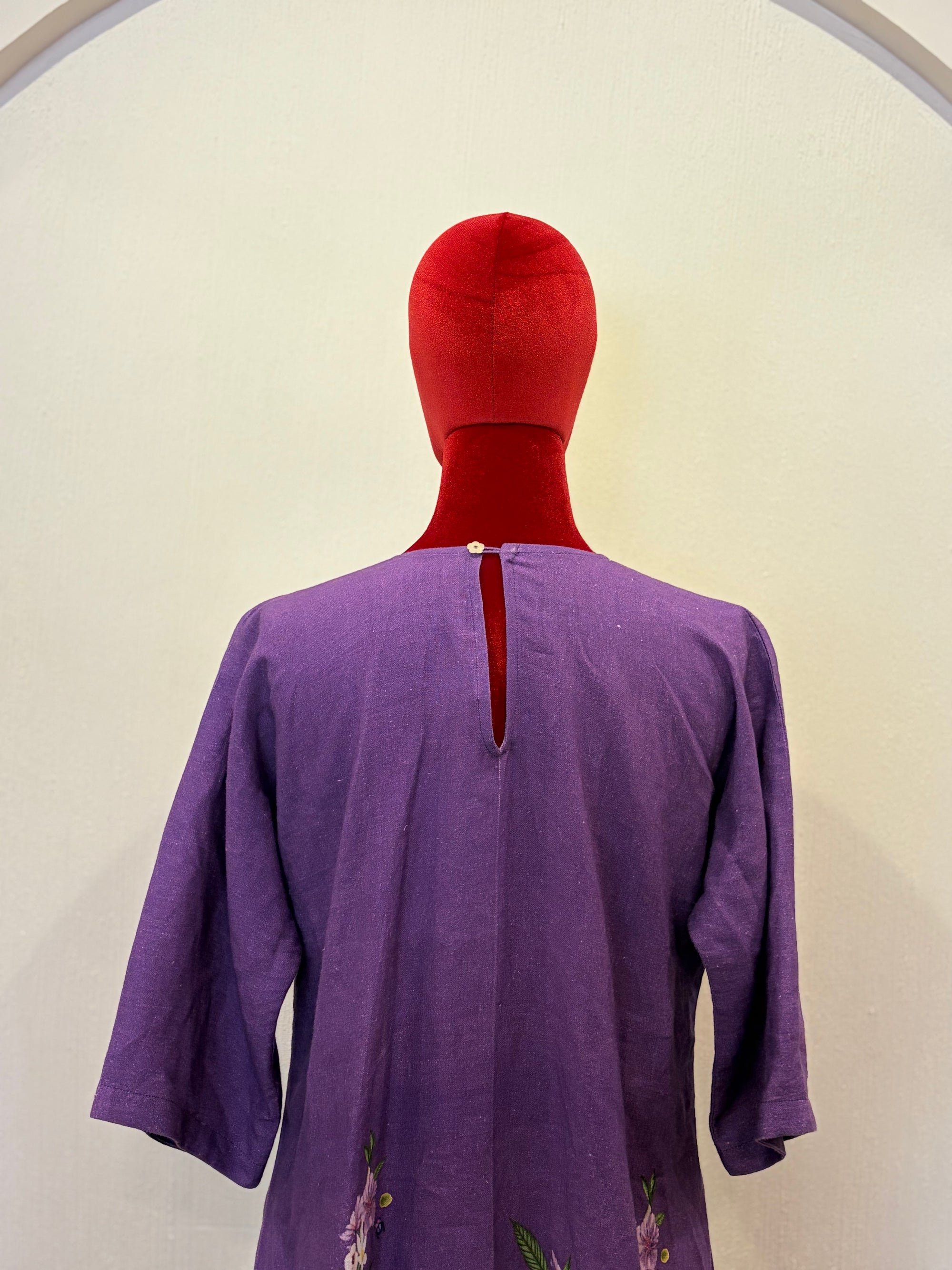 Deep Purple Kurta Set