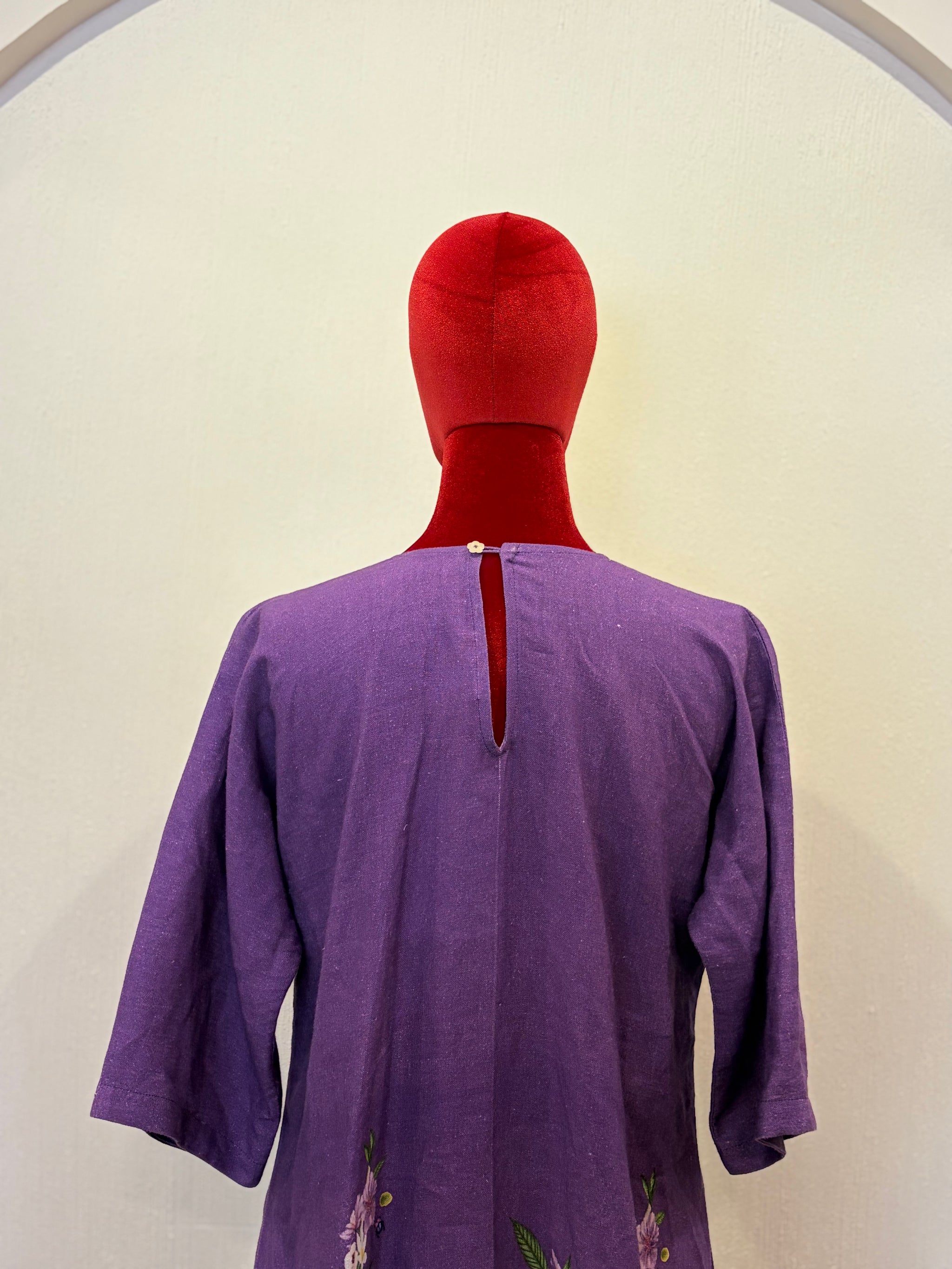 Deep Purple Kurta Set