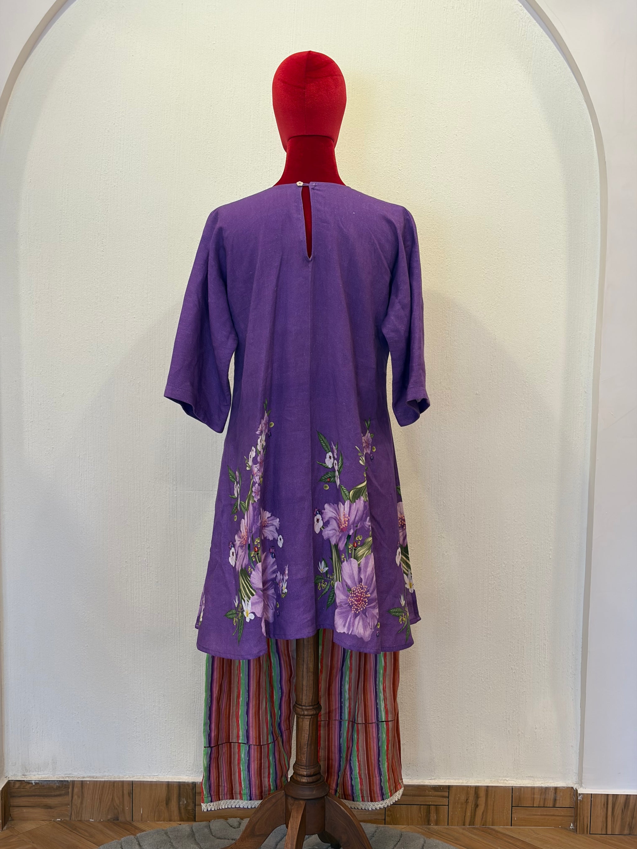 Deep Purple Kurta Set