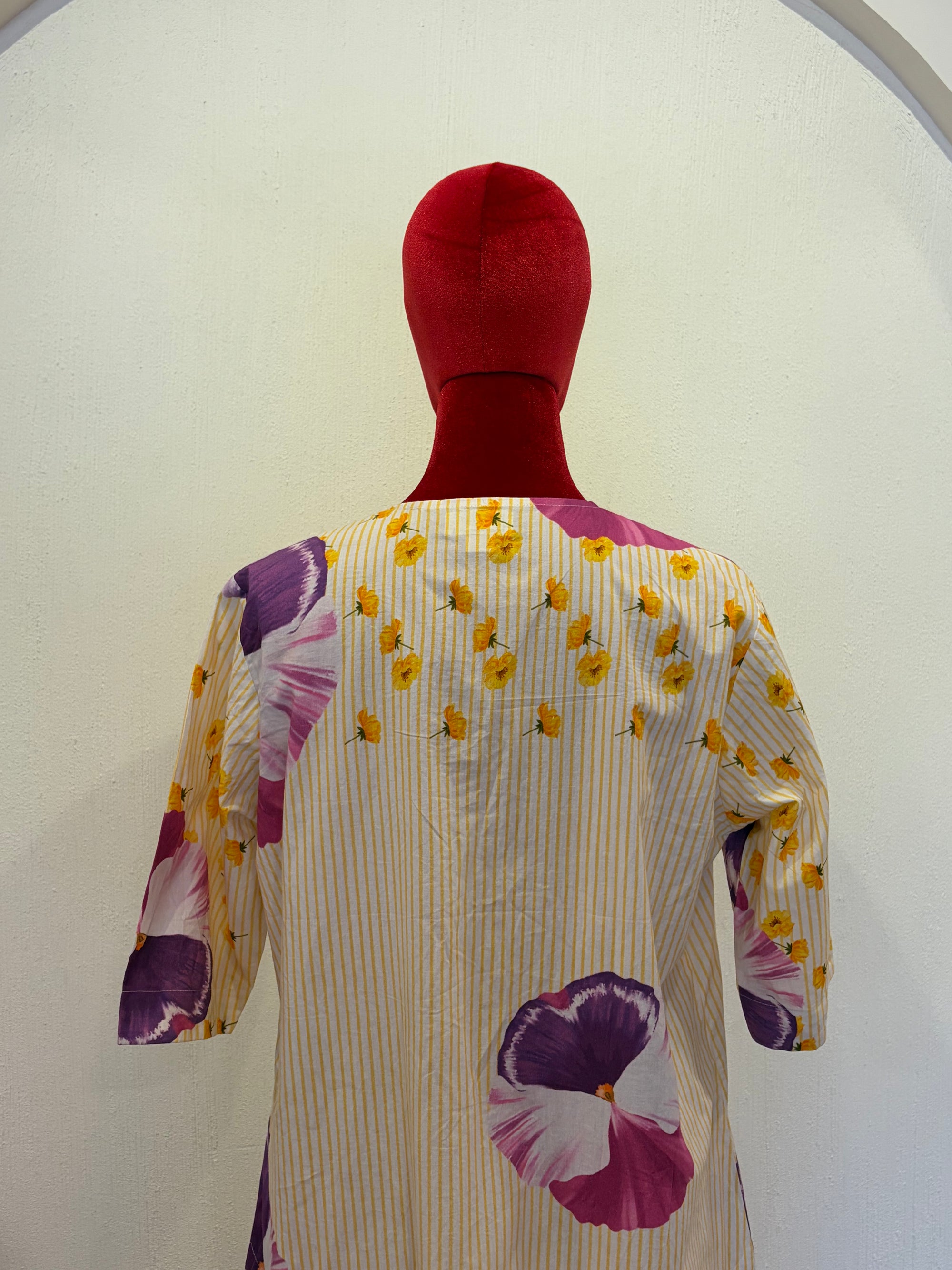 Poplin Bright Kurta Set