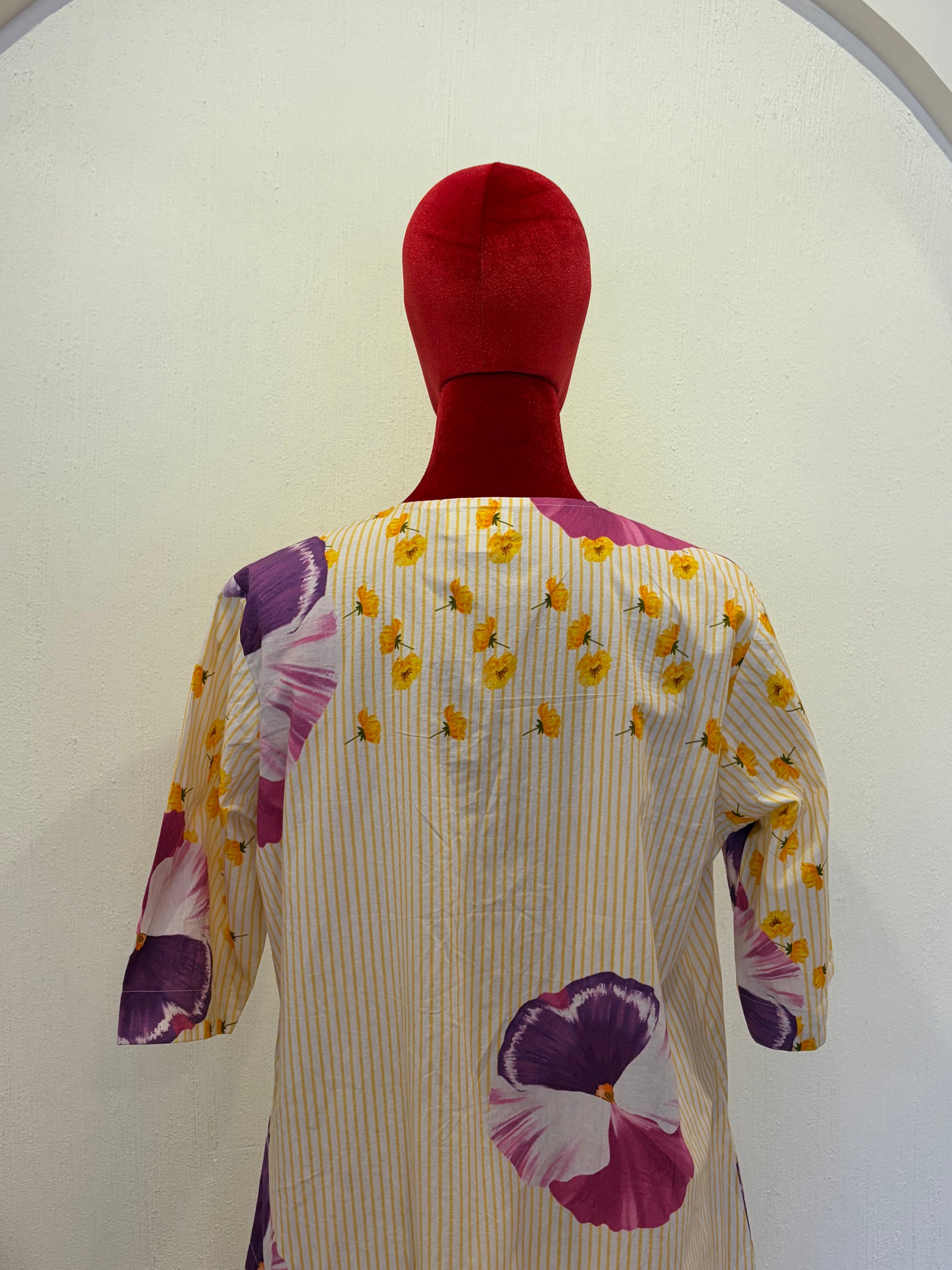 Poplin Bright Kurta Set