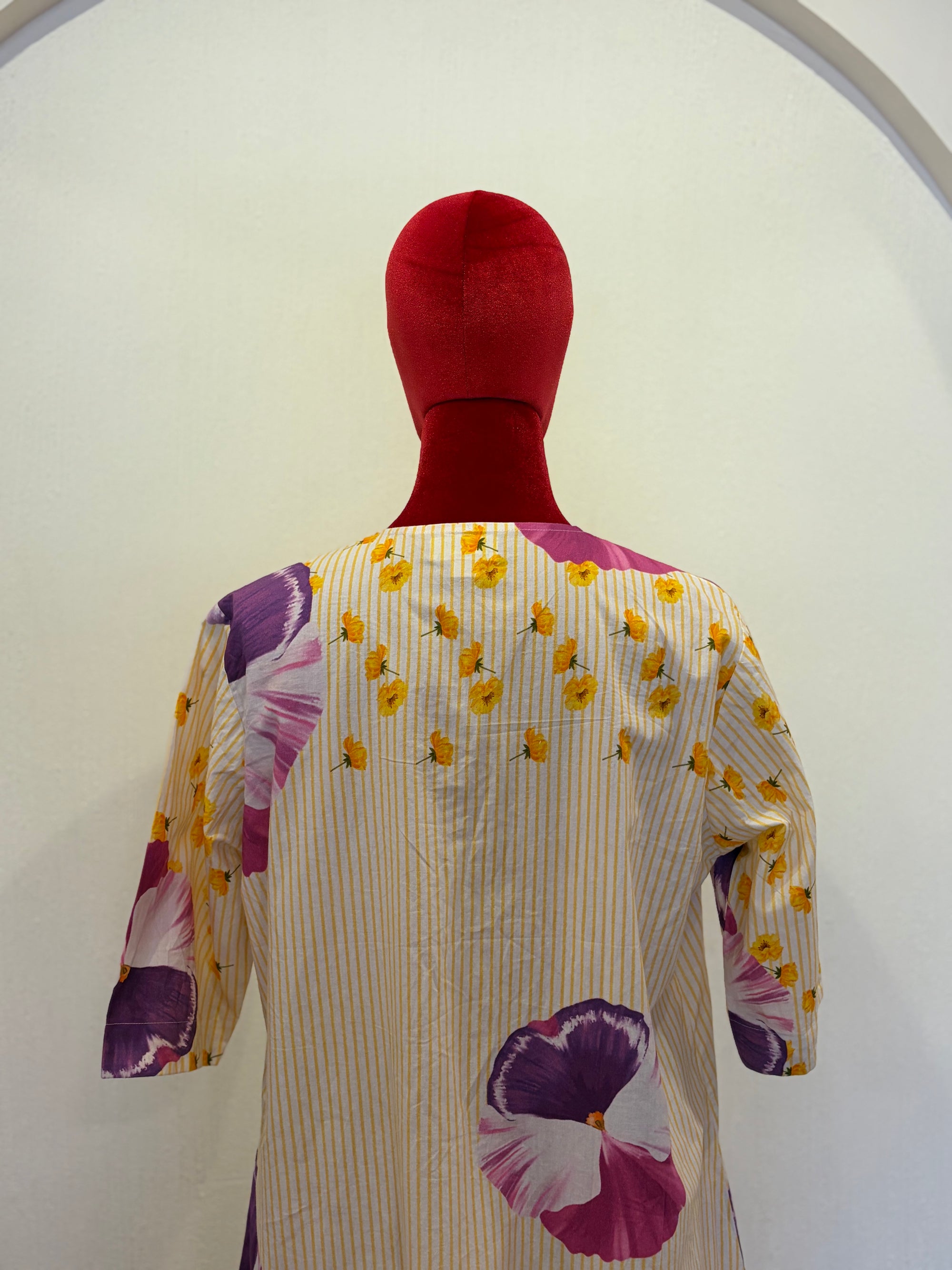 Poplin Bright Kurta Set