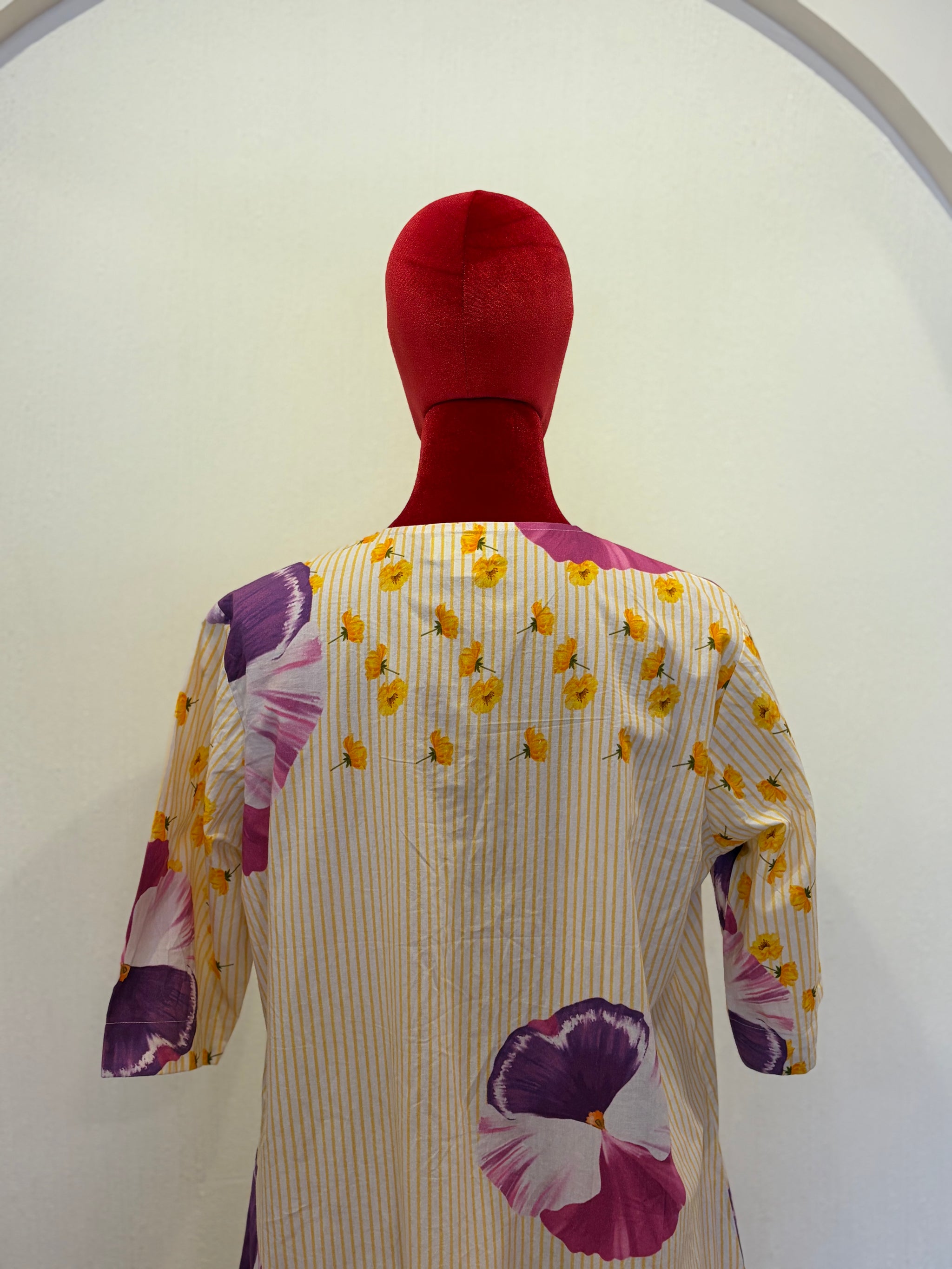 Poplin Bright Kurta Set