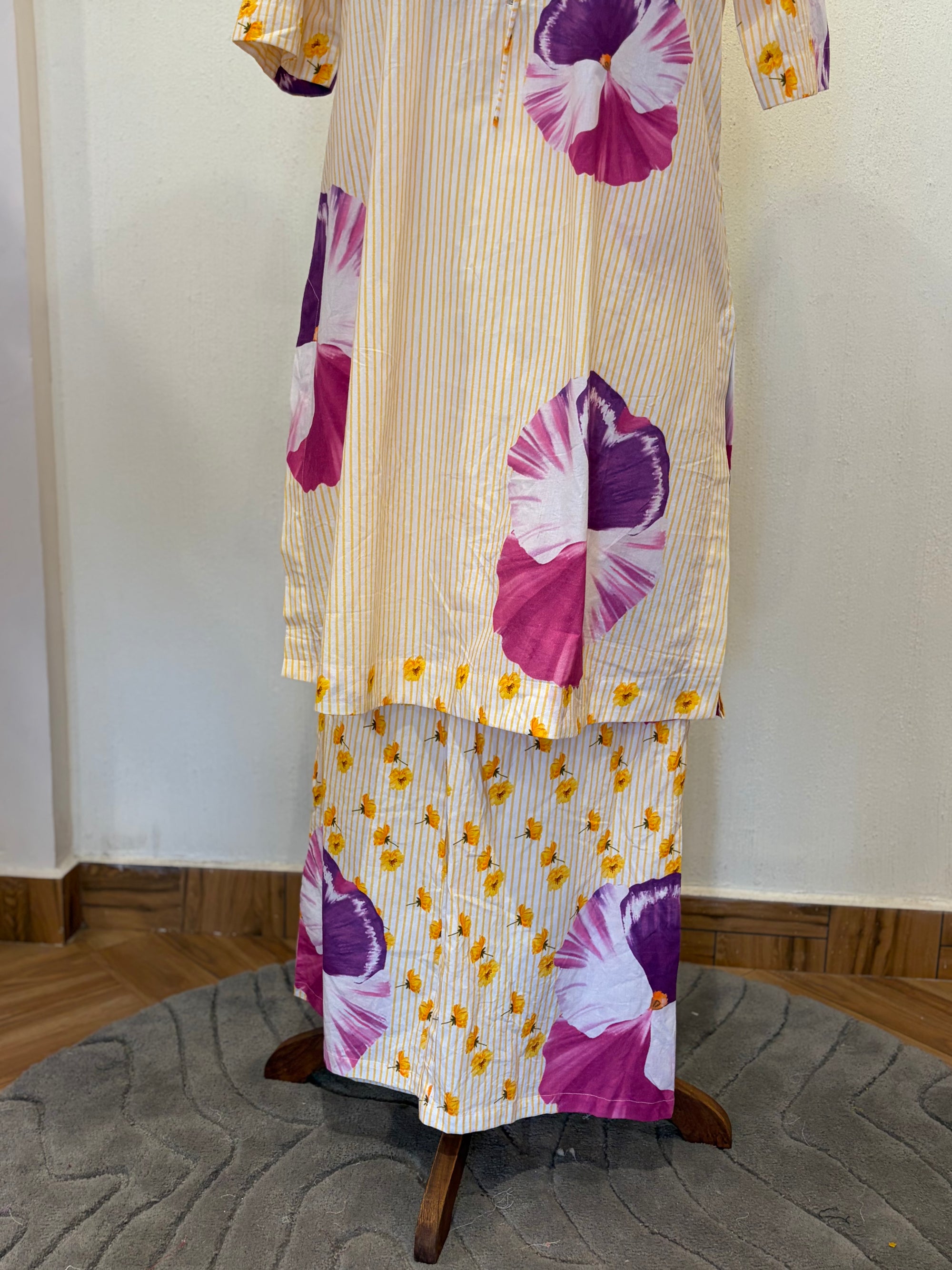 Poplin Bright Kurta Set