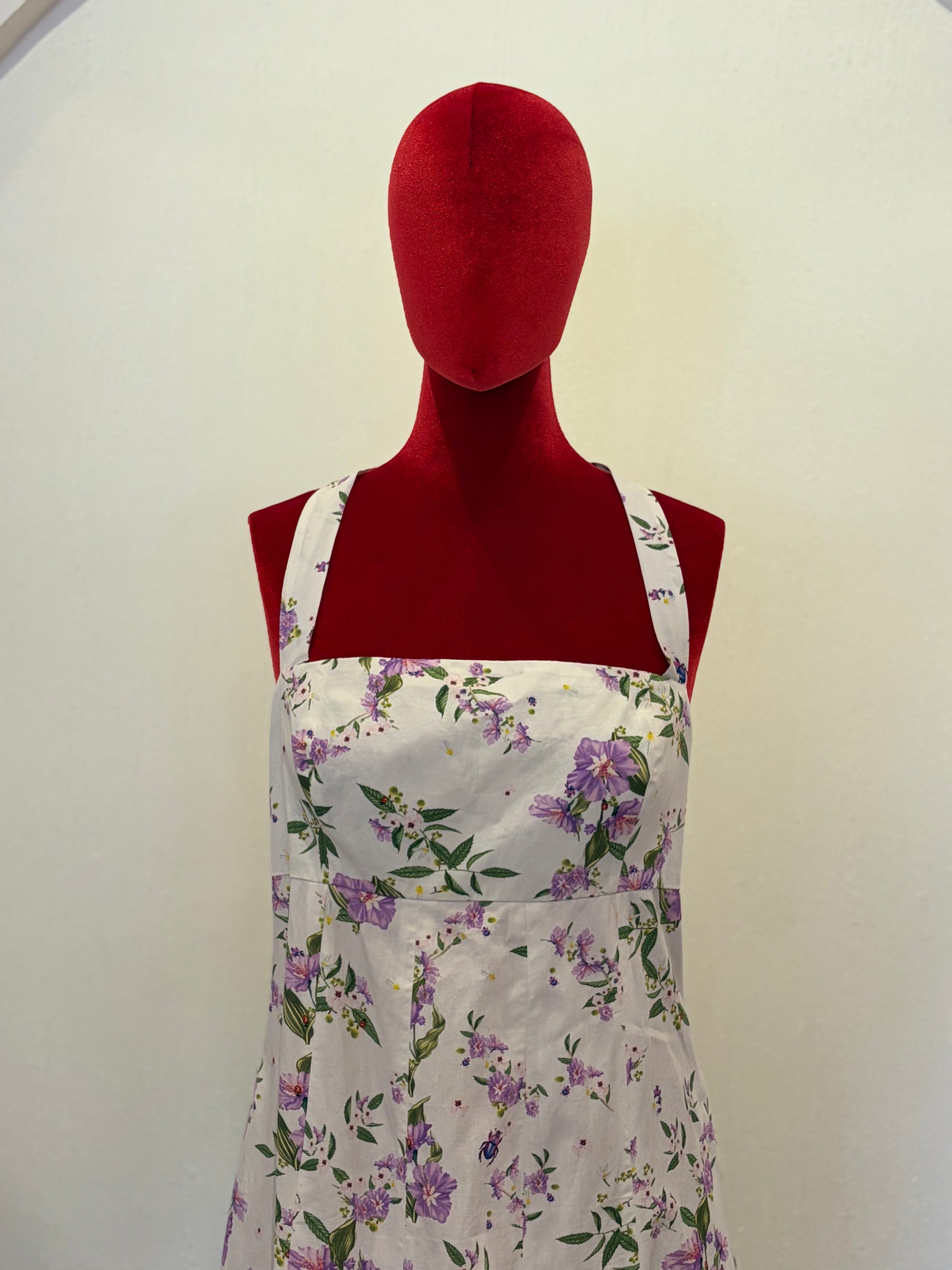 Poplin Halter Bloom Dress