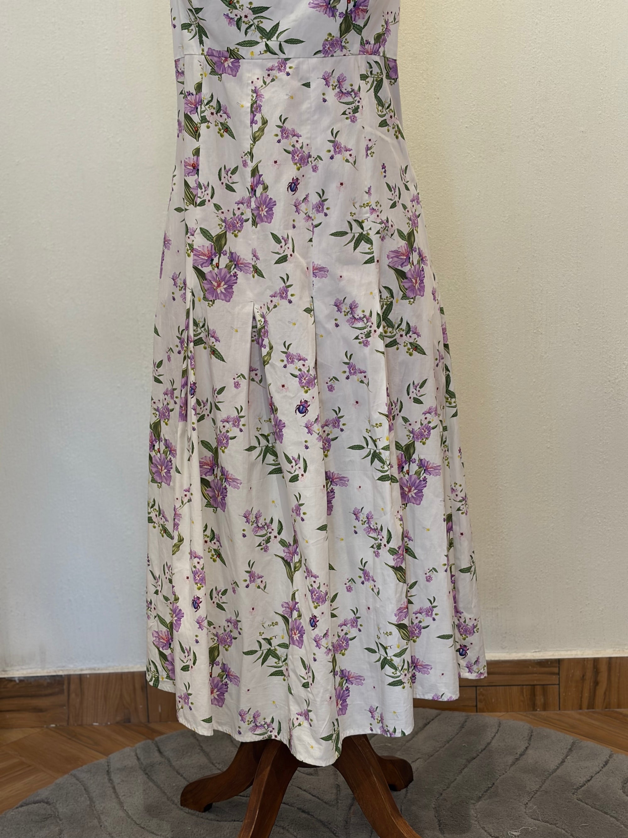 Poplin Halter Bloom Dress