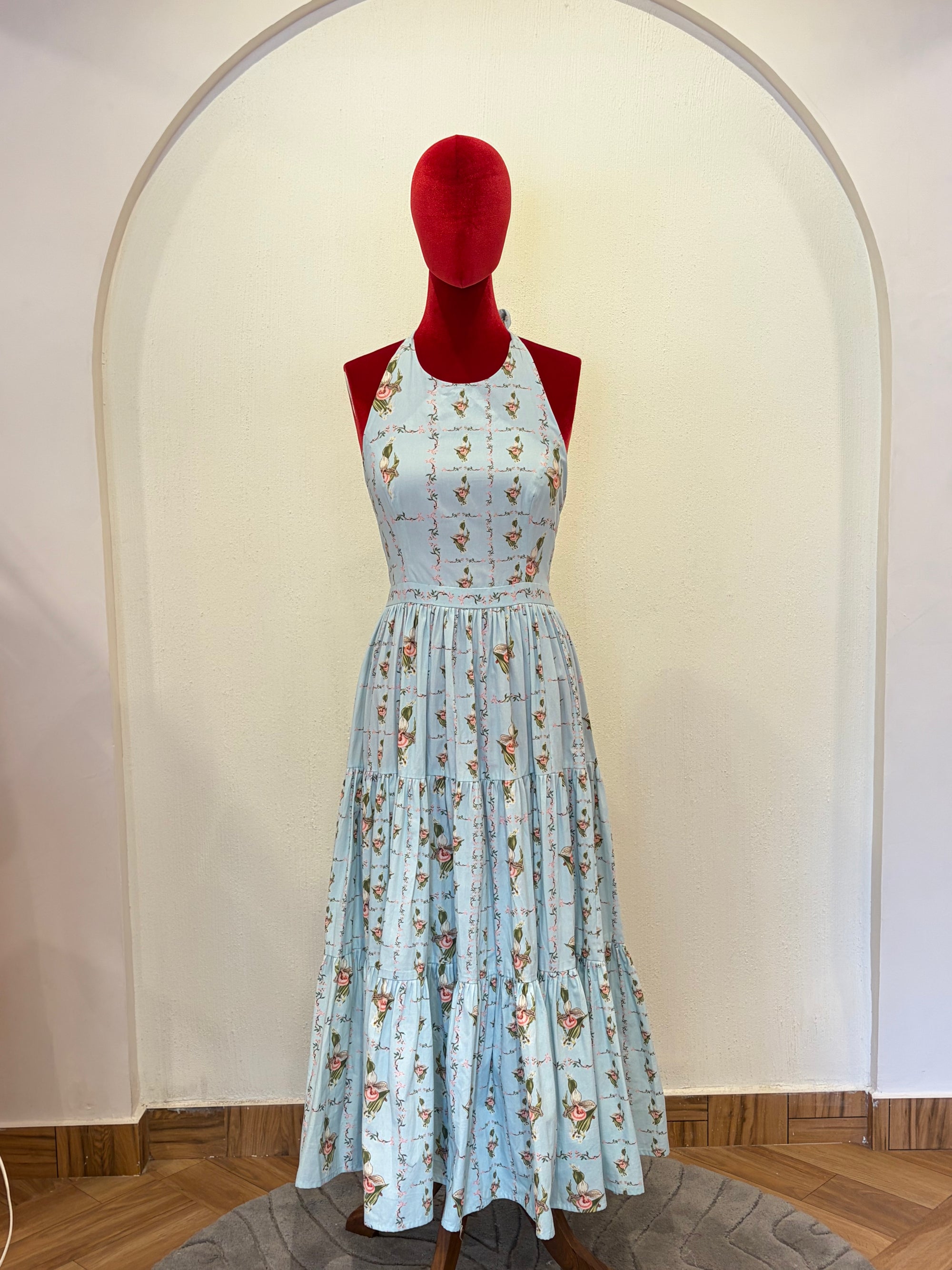 Baby Blue Tier Dress