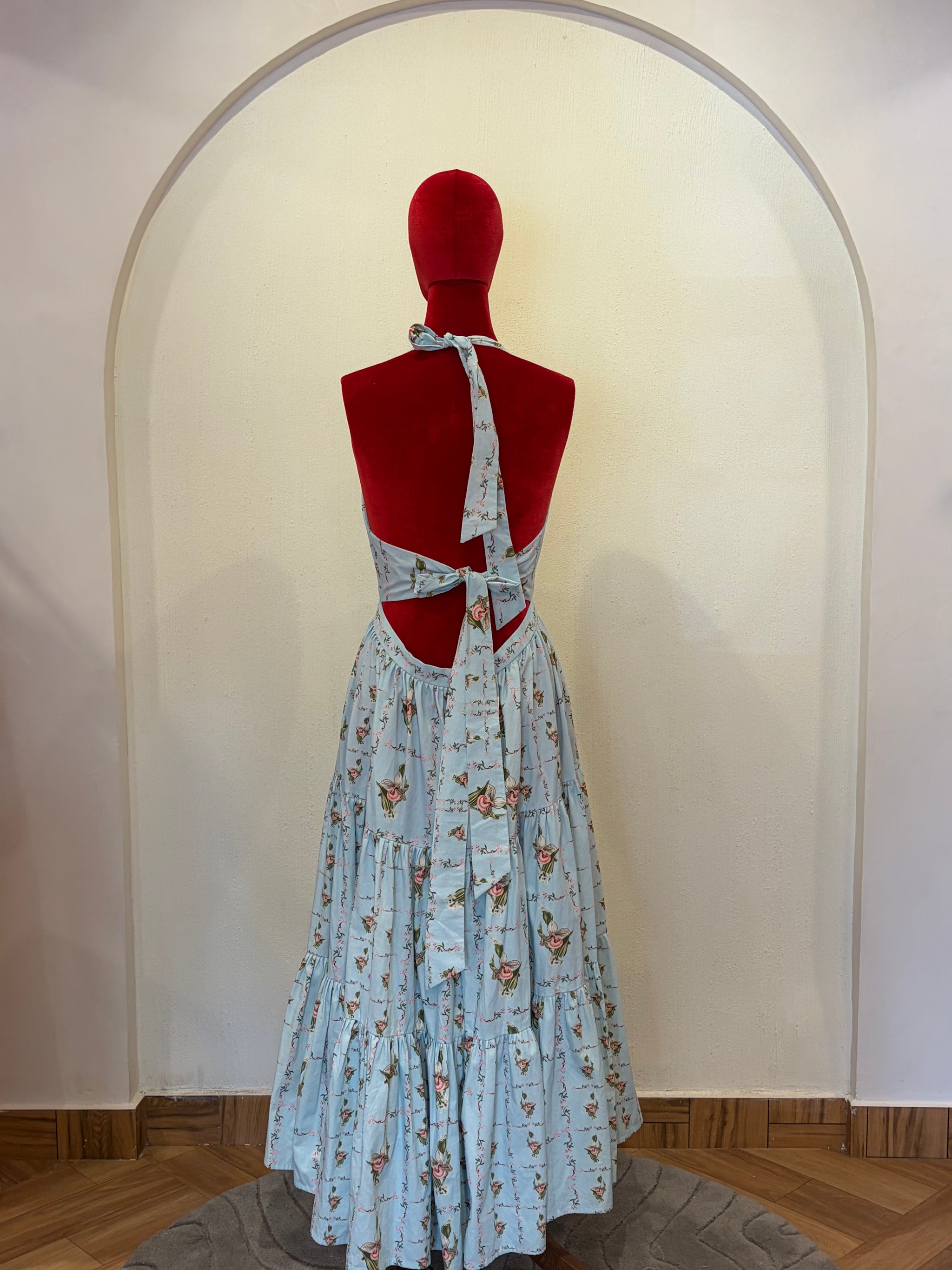 Baby Blue Tier Dress