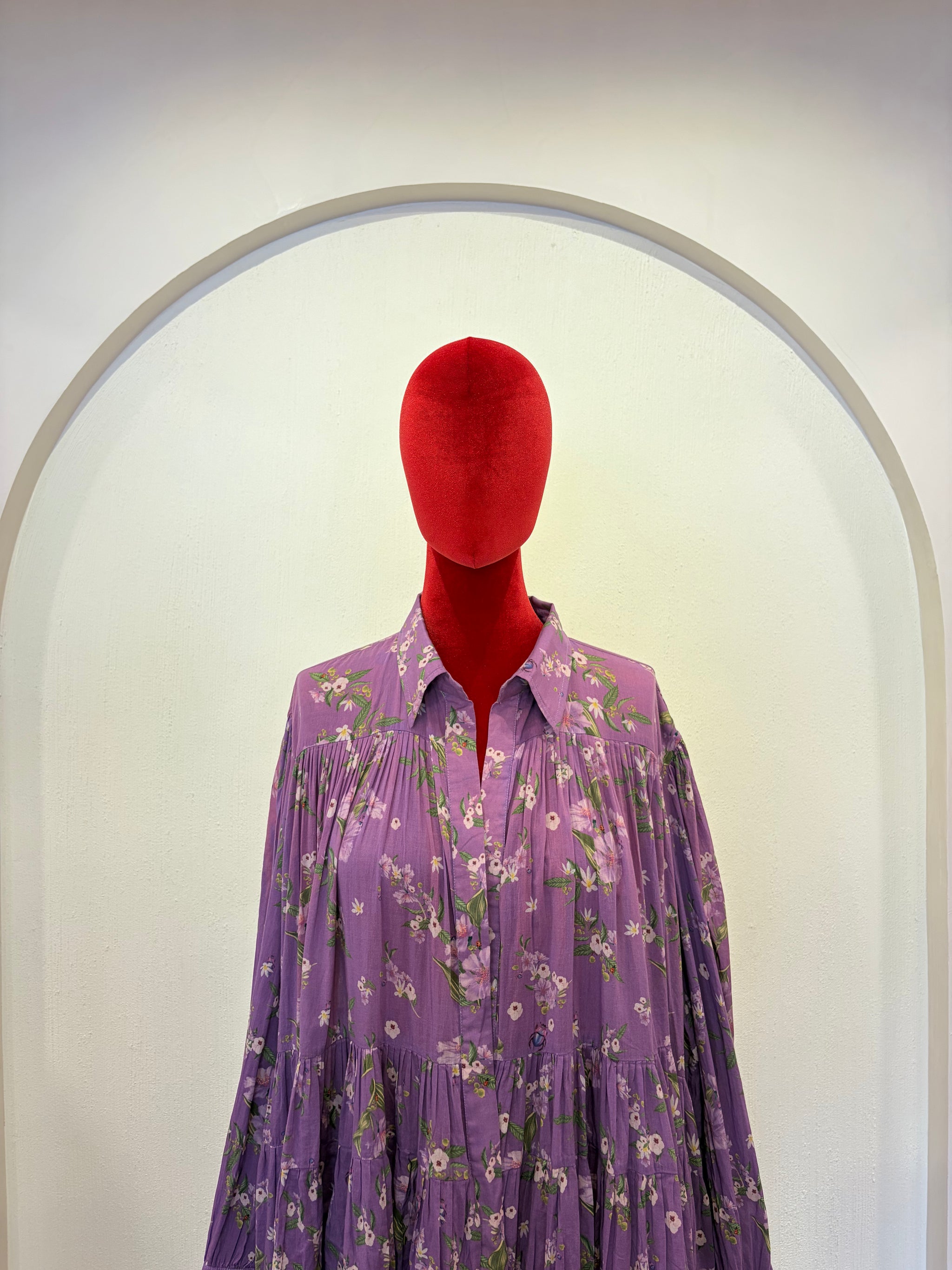 Mull Lavender Short Dress