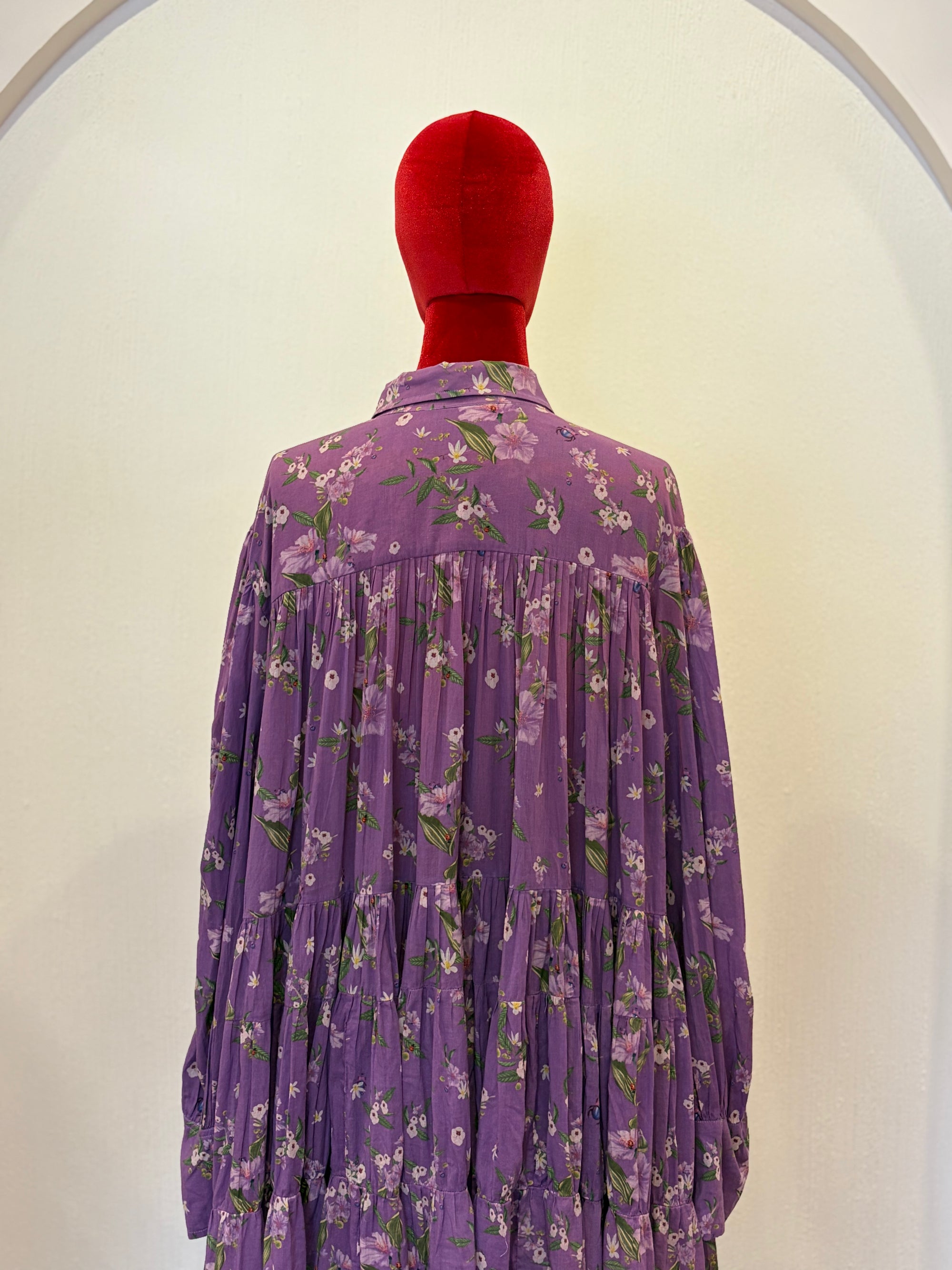 Mull Lavender Short Dress