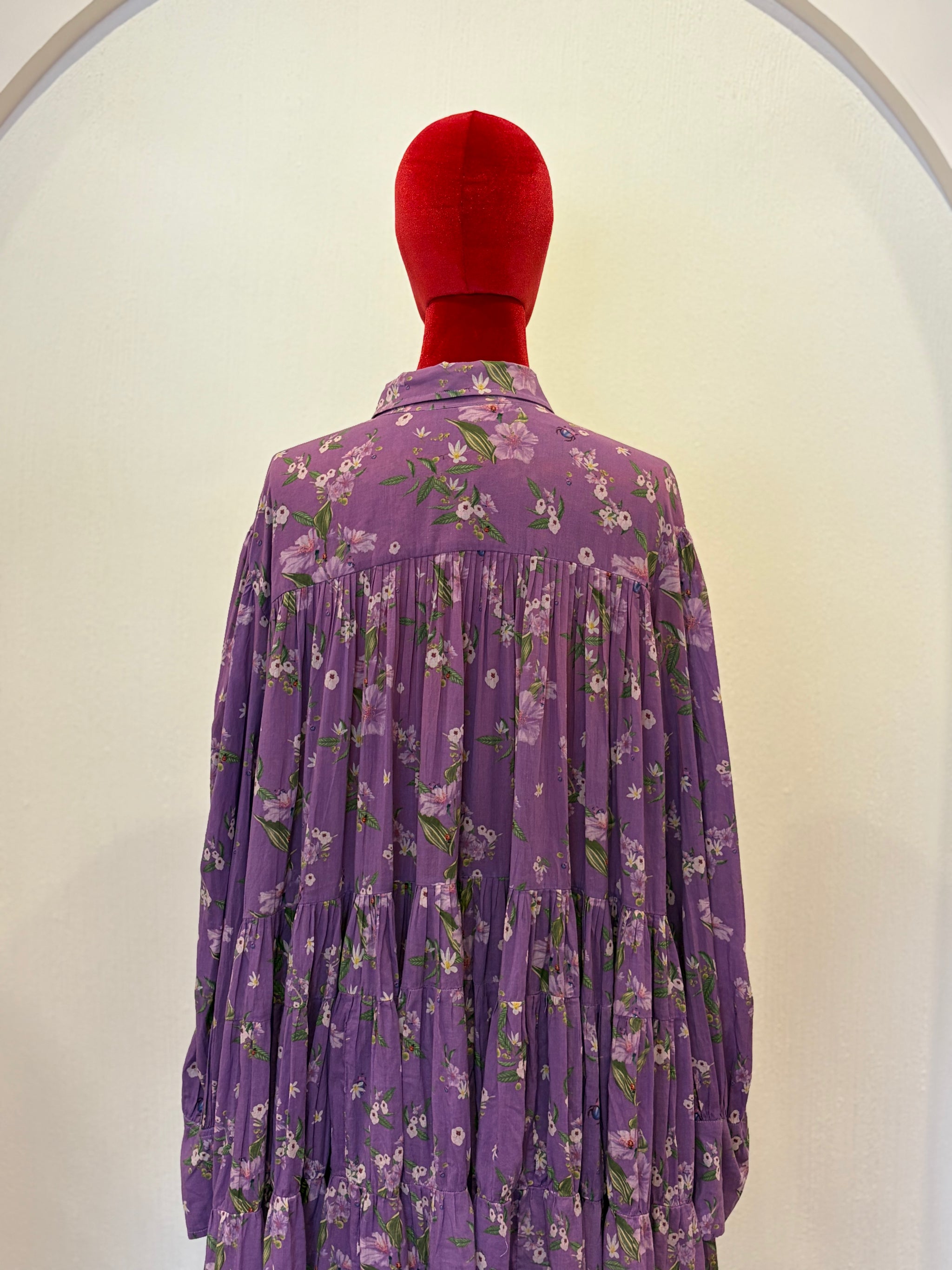 Mull Lavender Short Dress